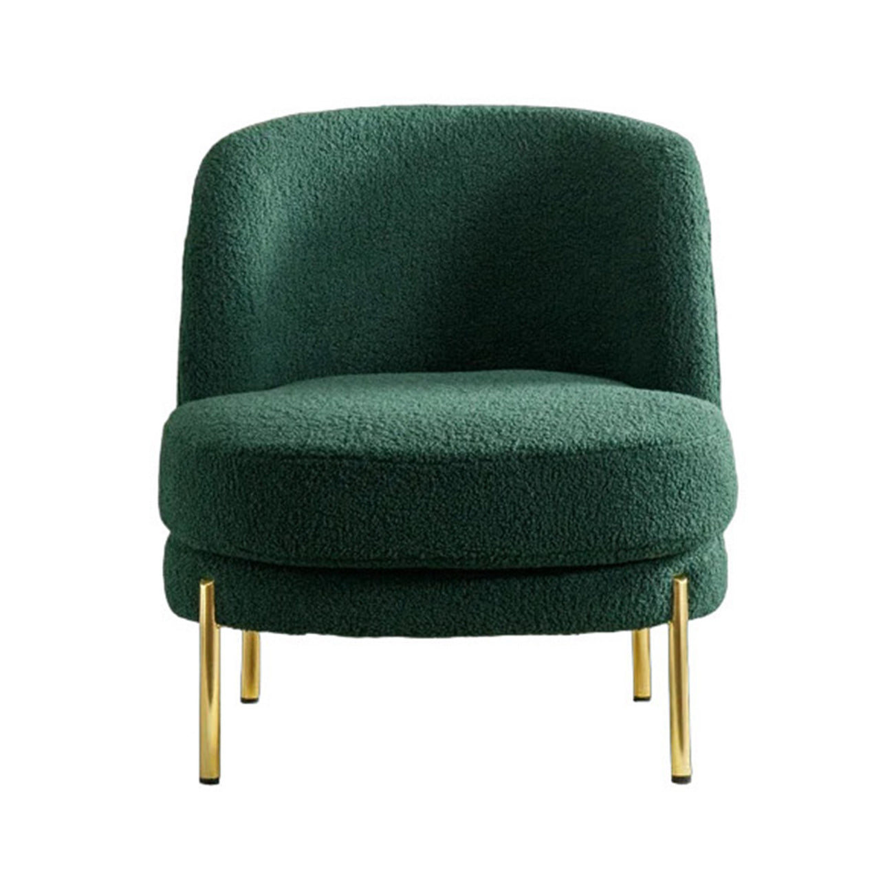 Elegant French Provincial Lounge Chair Green