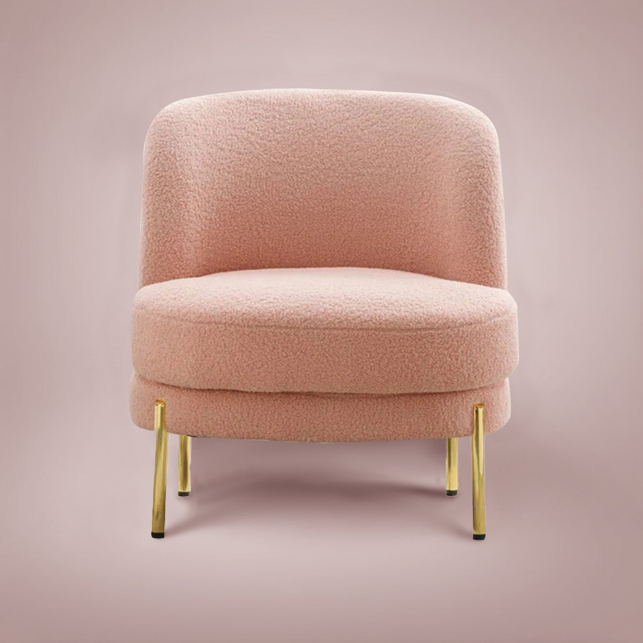 Elegant French Provincial Lounge Chair Pink