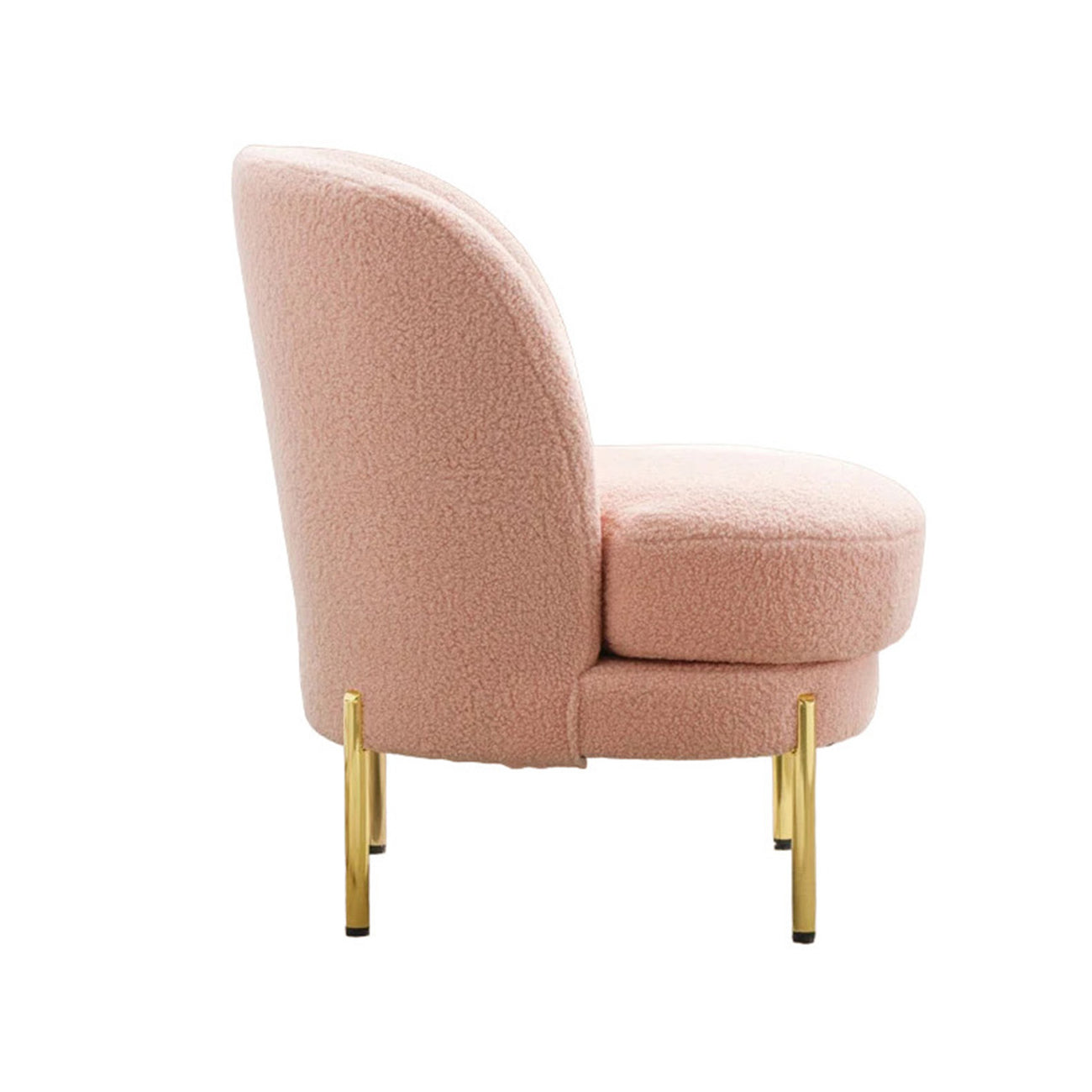 Elegant French Provincial Lounge Chair Pink