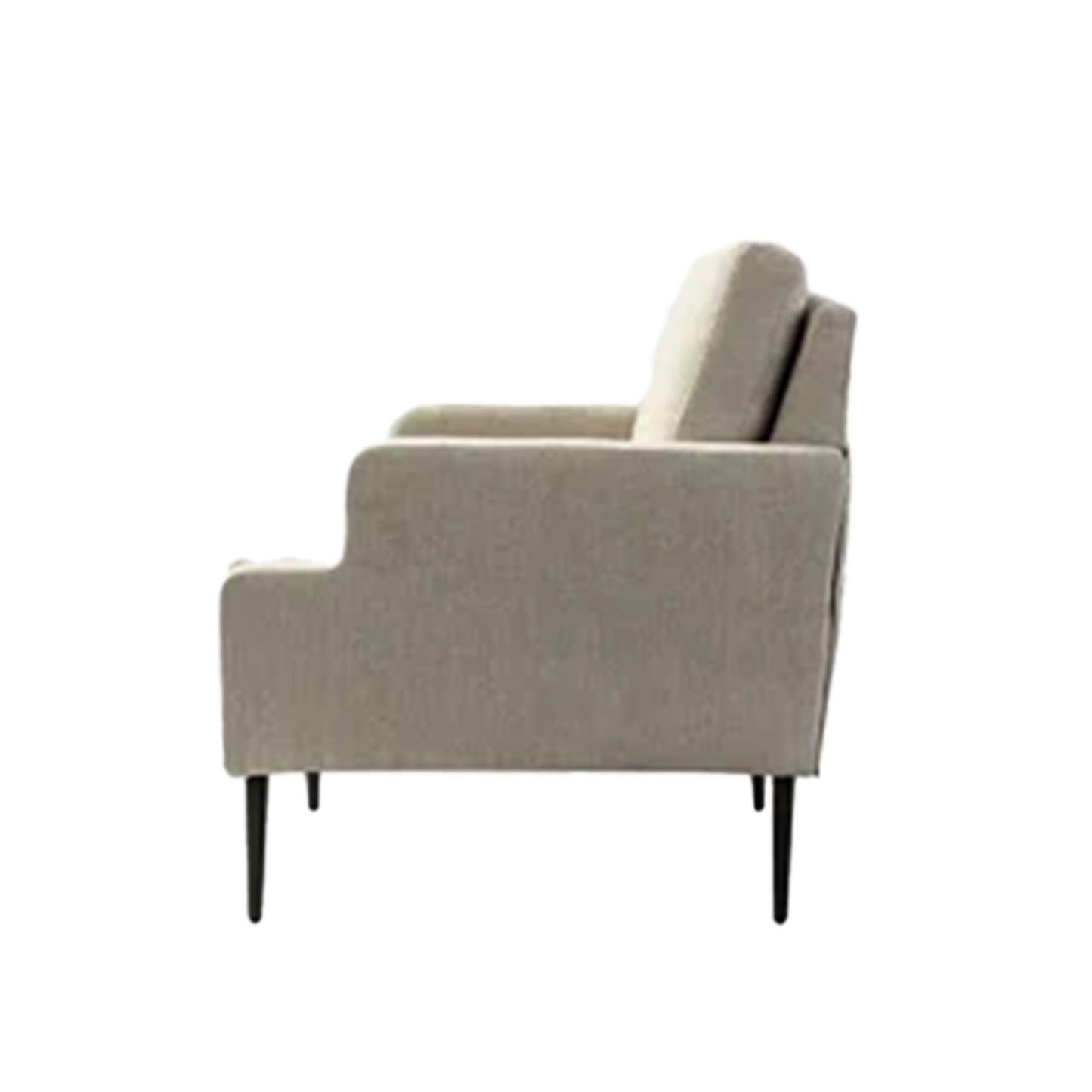 Classic Single Seater Sofa Accent Chair Beige