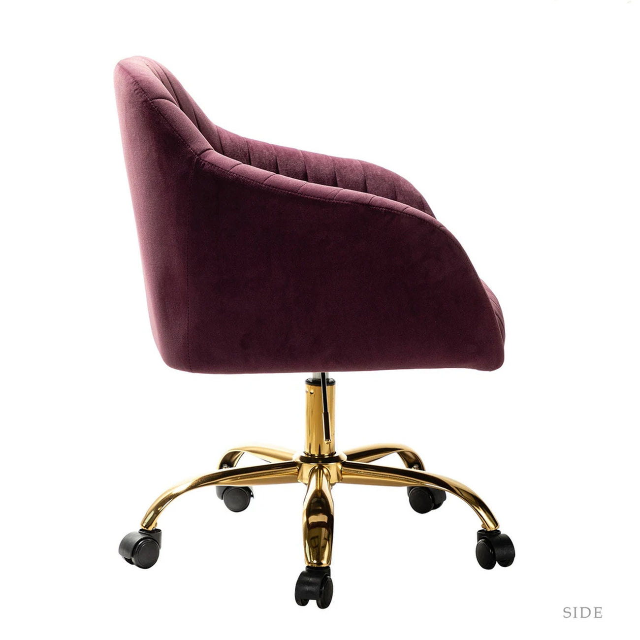 Home Office Chair With Wheels Purple