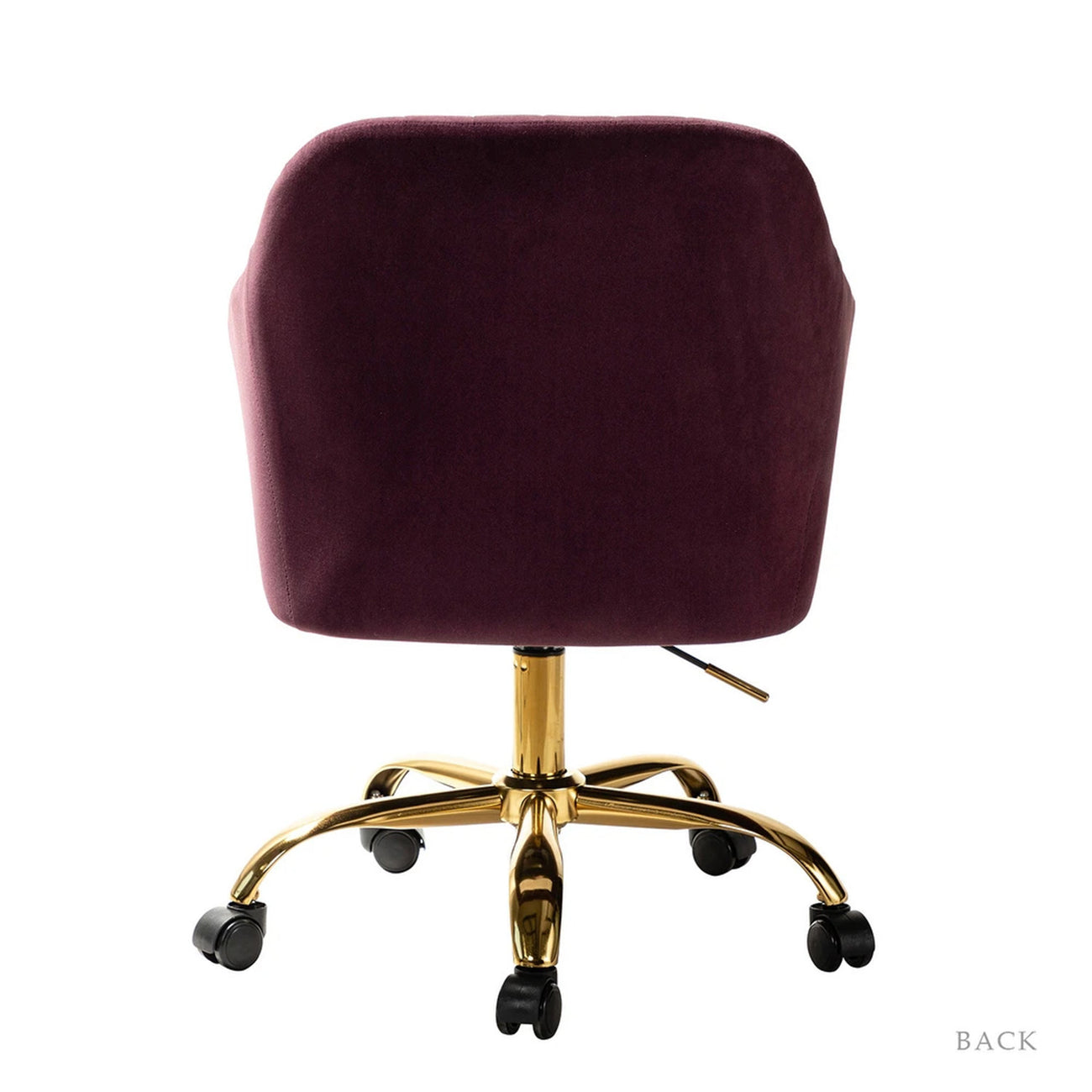 Home Office Chair With Wheels Purple