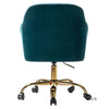 Home Office Chair With Wheels Green