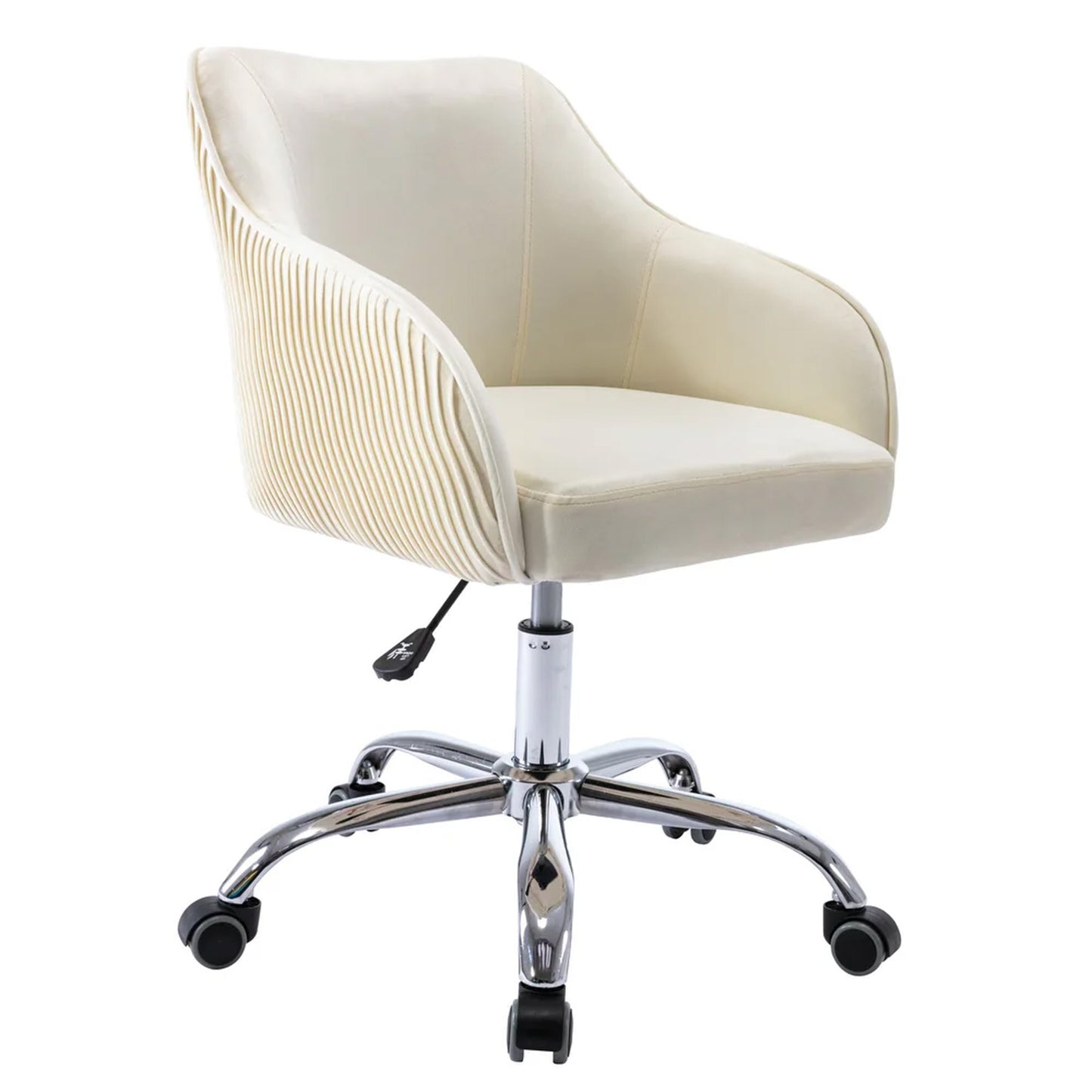 Home Office Chair With Wheels Crème