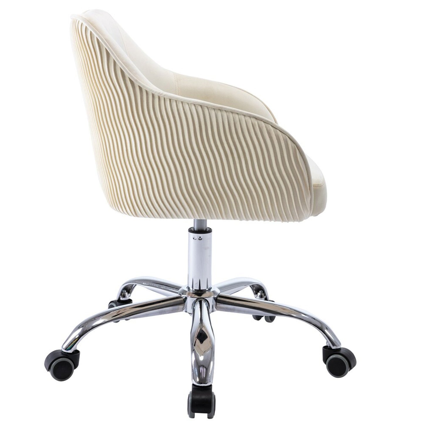 Home Office Chair With Wheels Crème