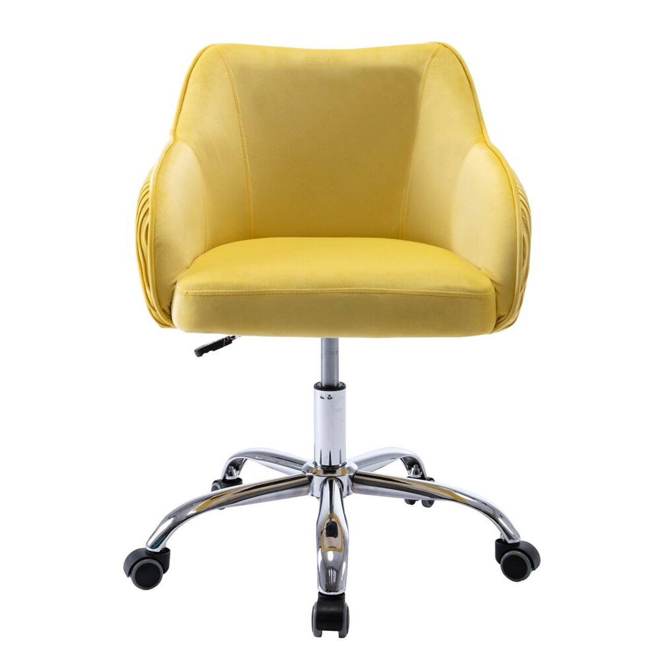 Home Office Chair With Wheels Yellow