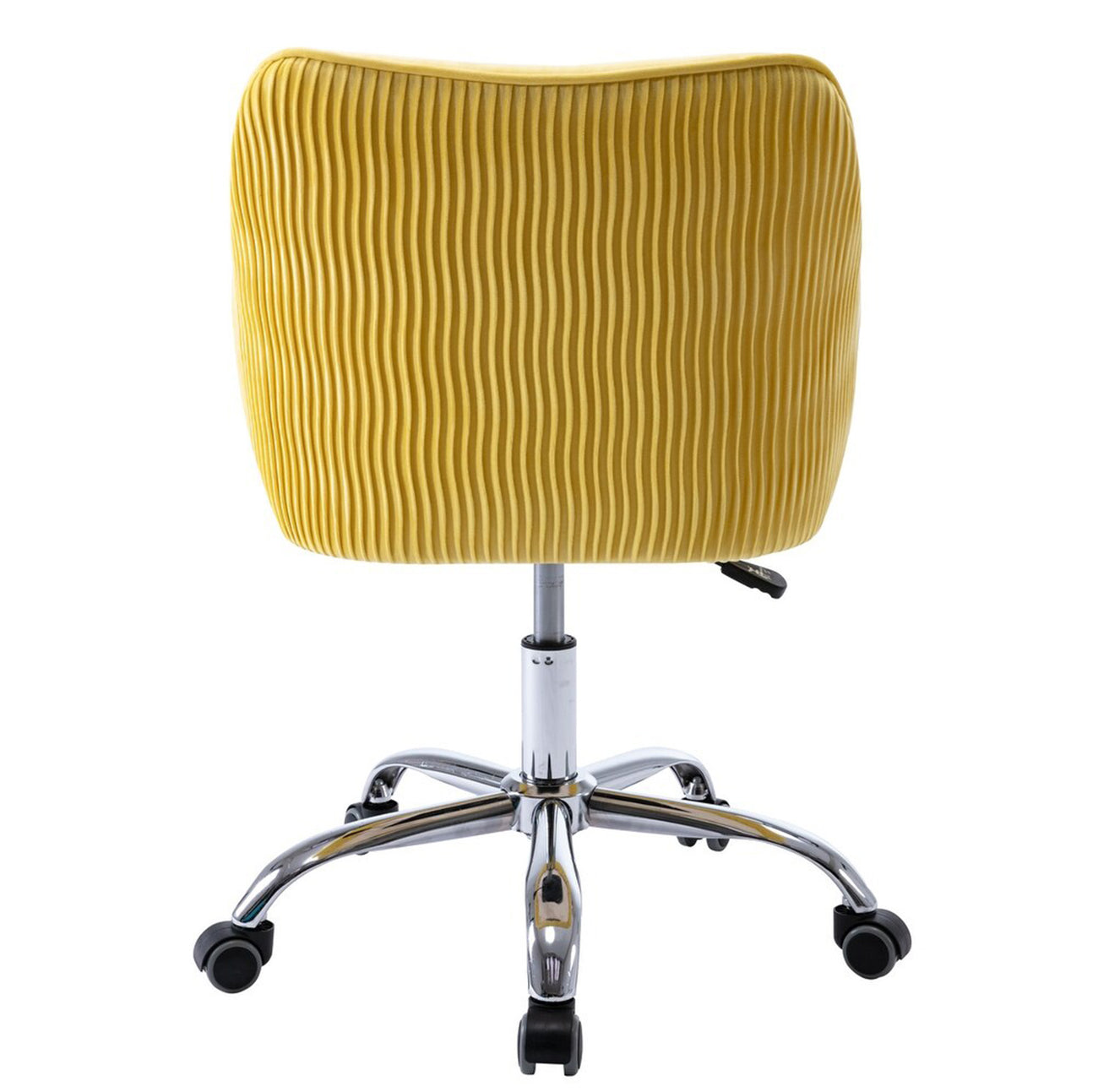 Home Office Chair With Wheels Yellow