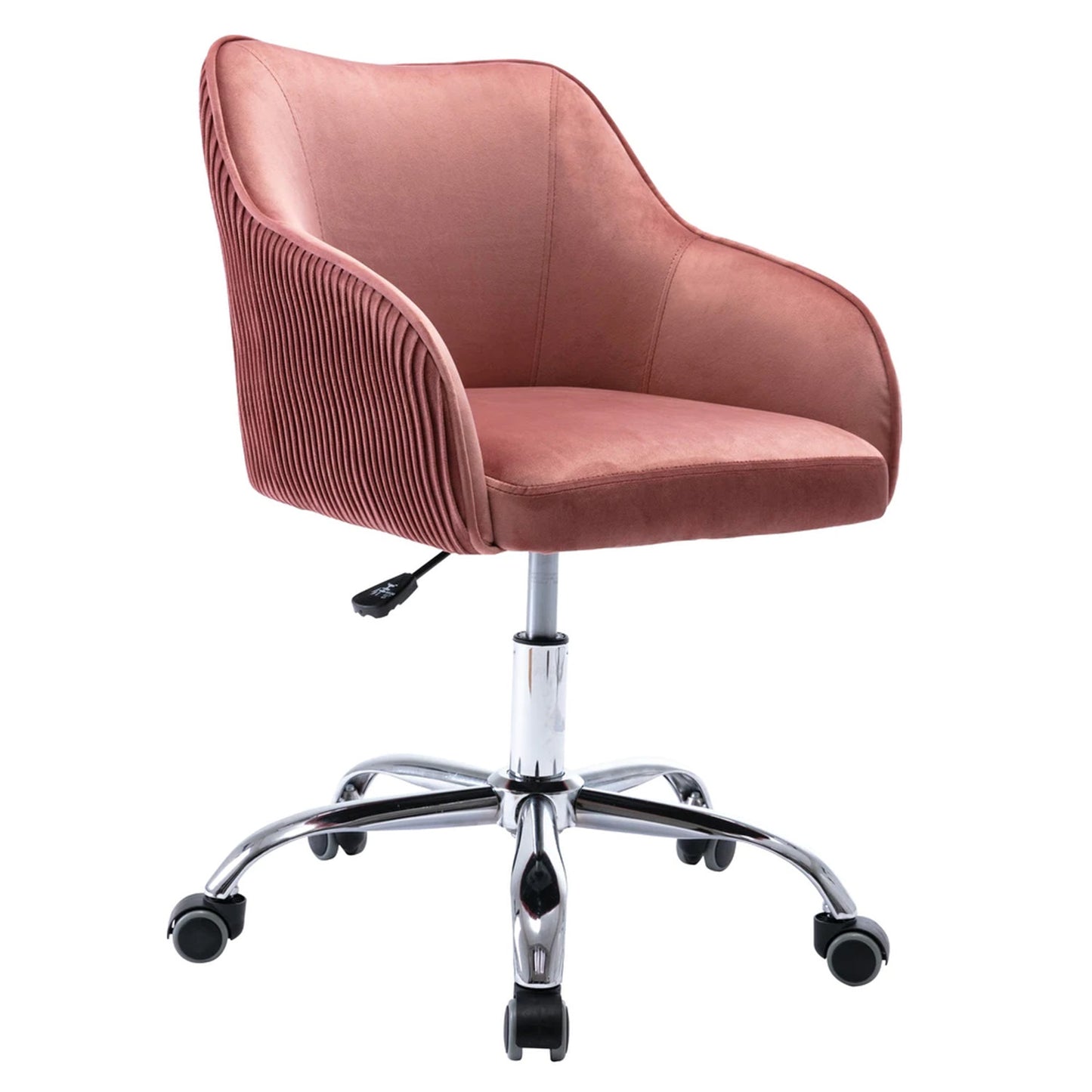 Home Office Chair With Wheels Pink