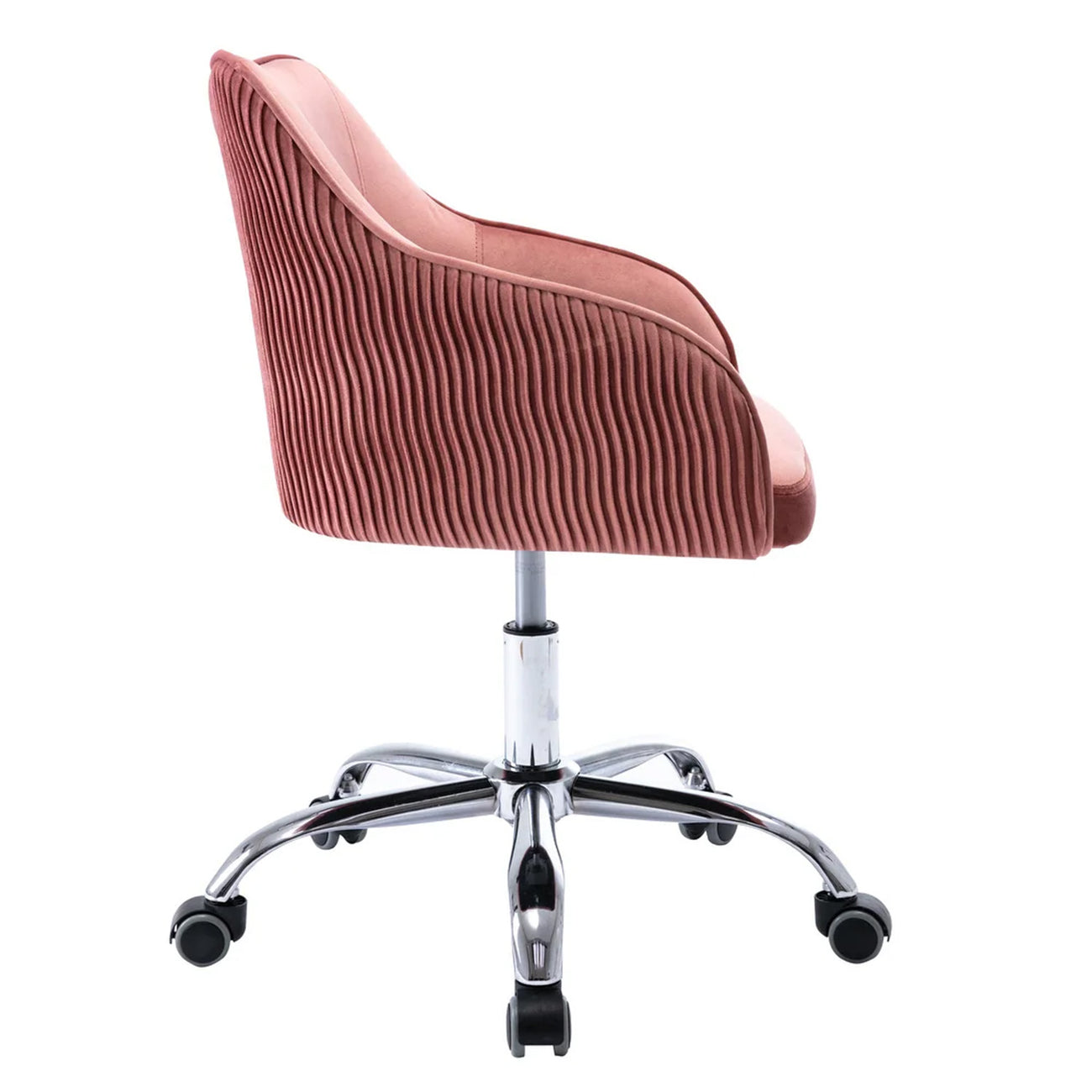 Home Office Chair With Wheels Pink