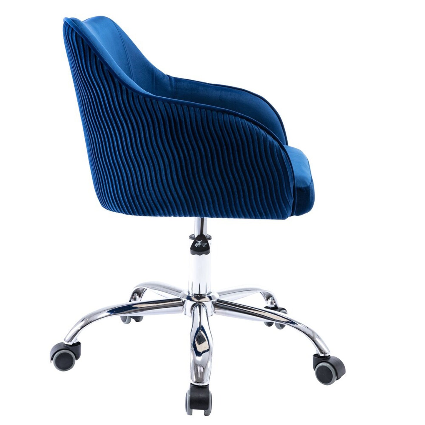 Home Office Chair With Wheels Blue