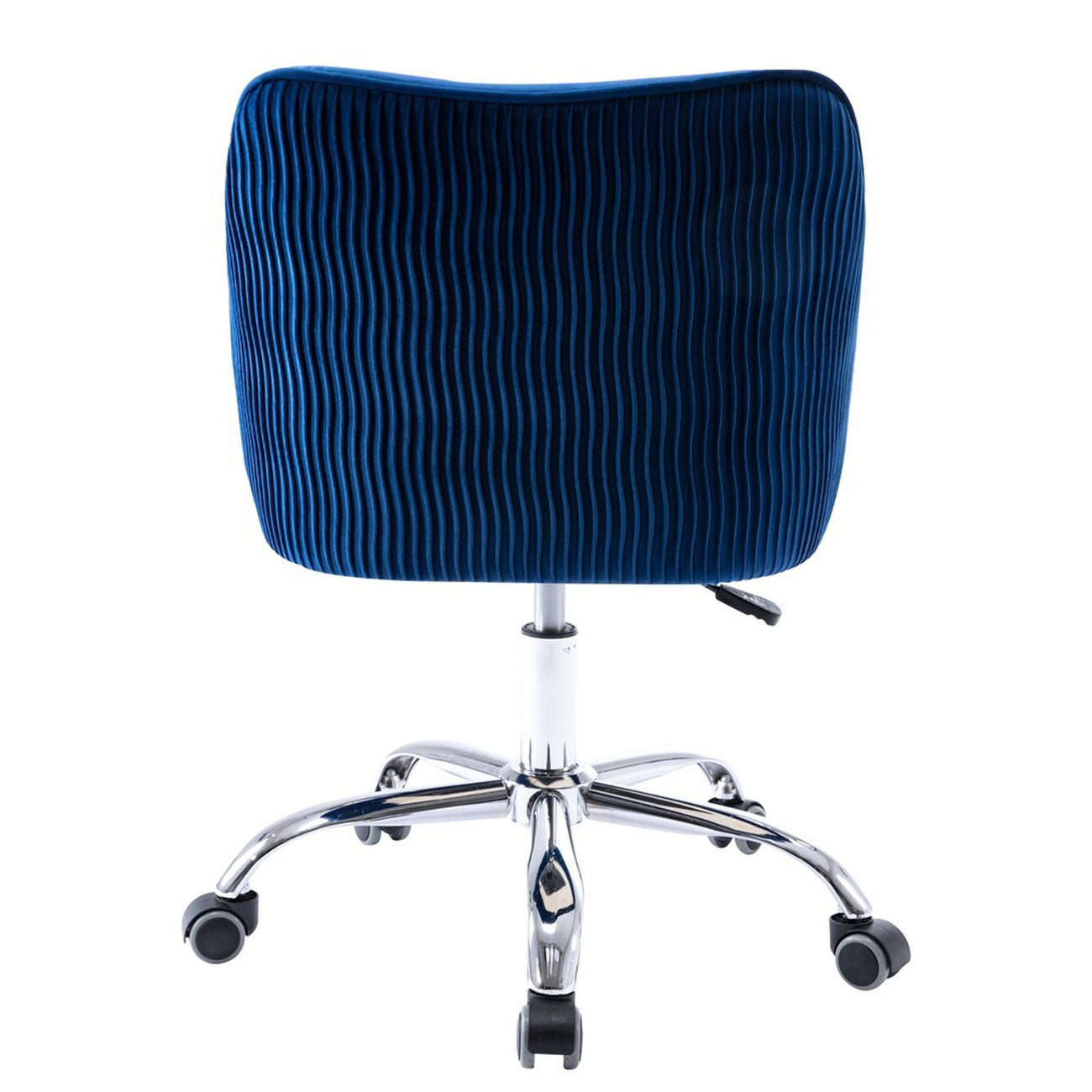 Home Office Chair With Wheels Blue