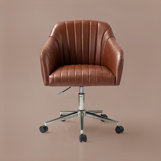 Regency Style Home Office Chair Brown