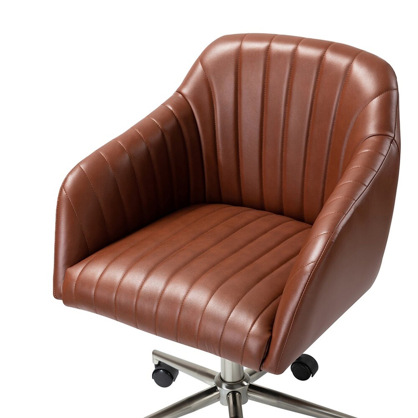 Regency Style Home Office Chair Brown