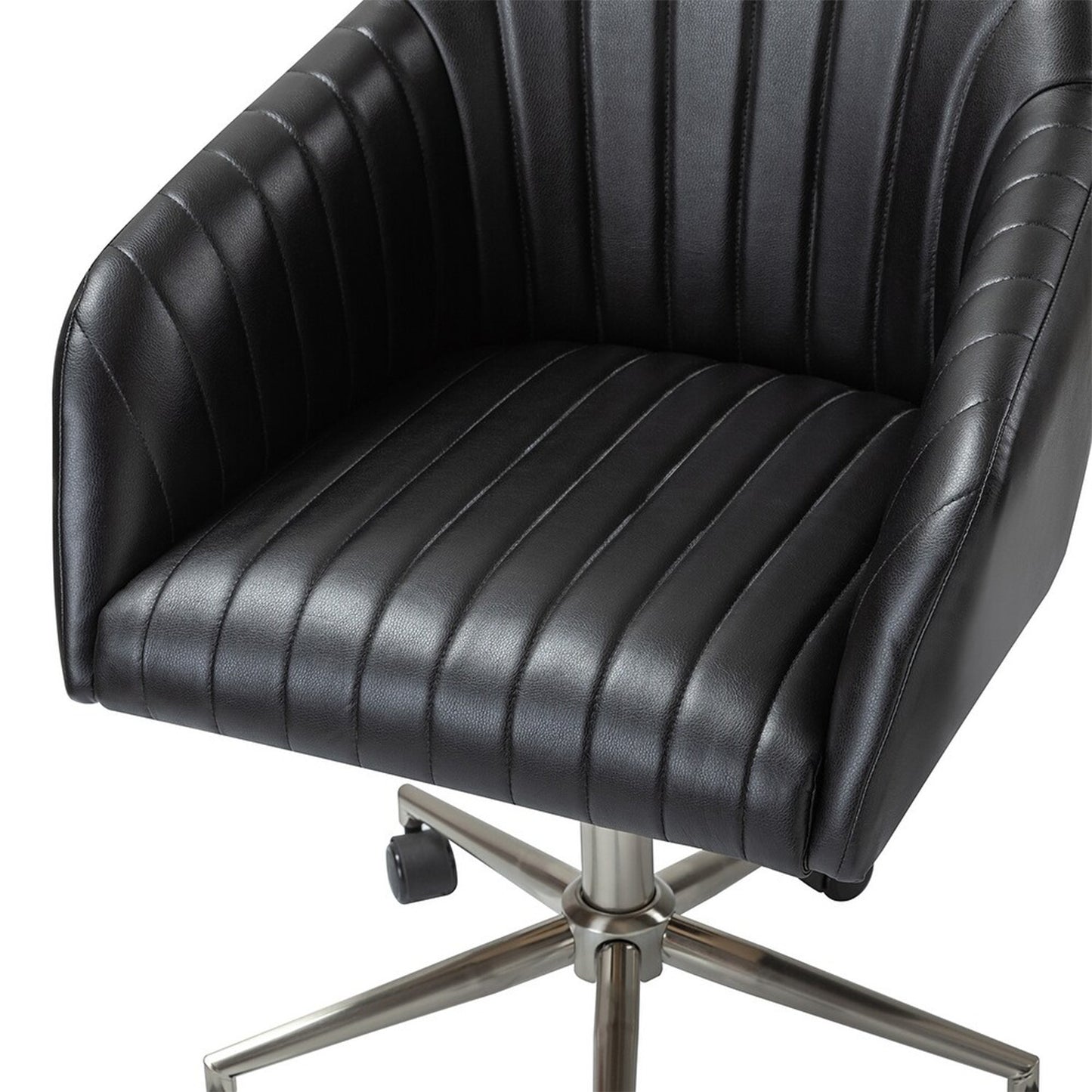 Regency Style Home Office Chair Black