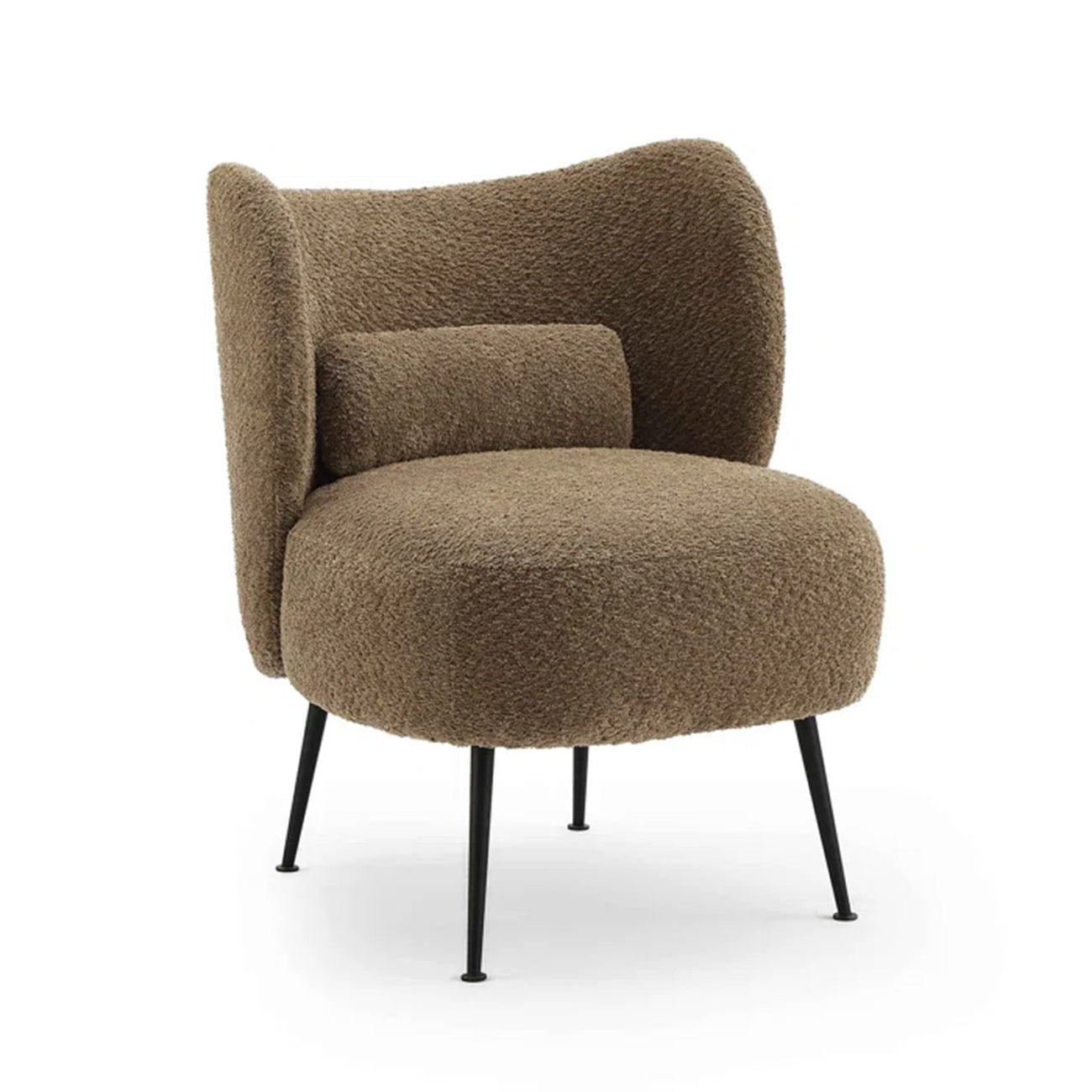 Latte Loopback Lounge Chair