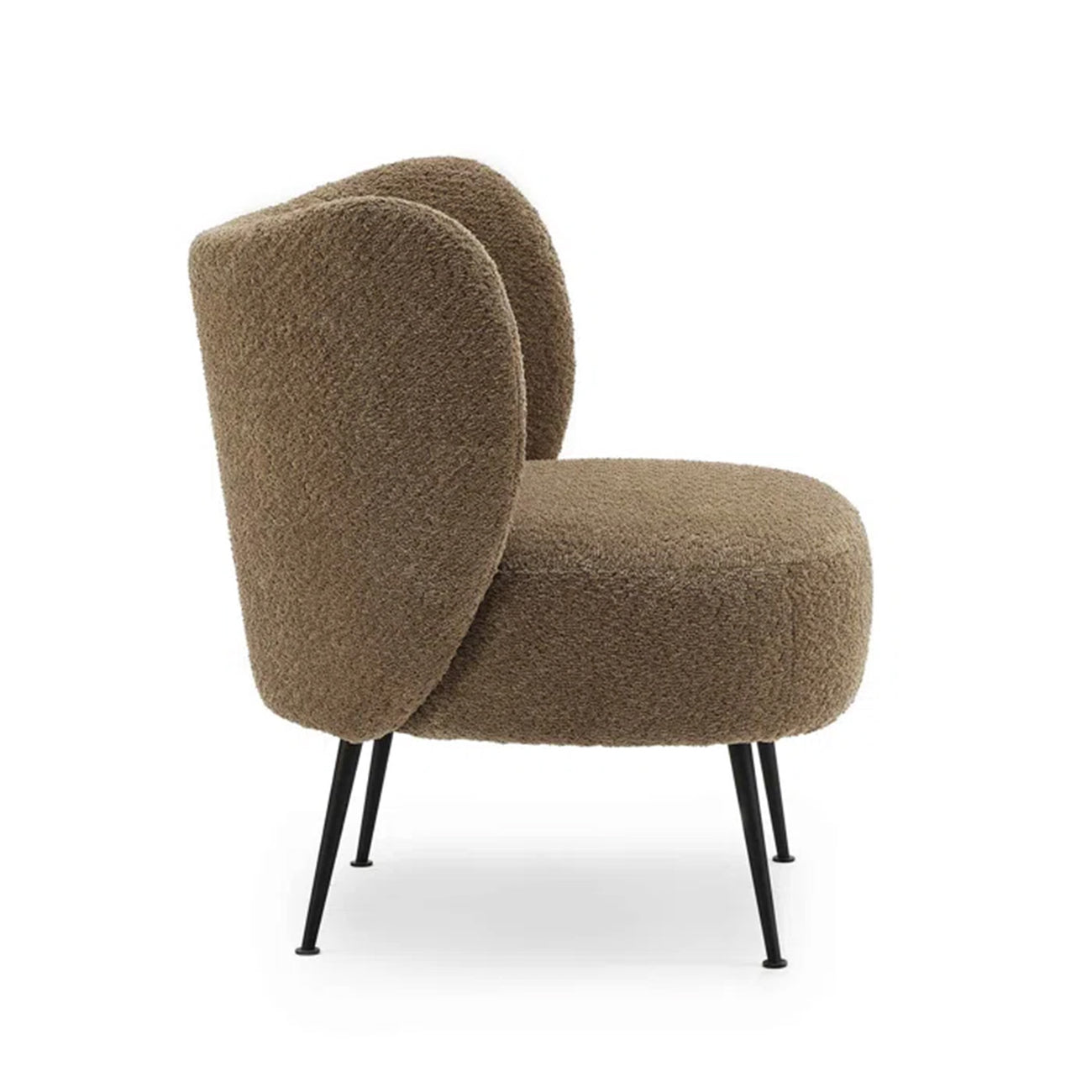 Latte Loopback Lounge Chair