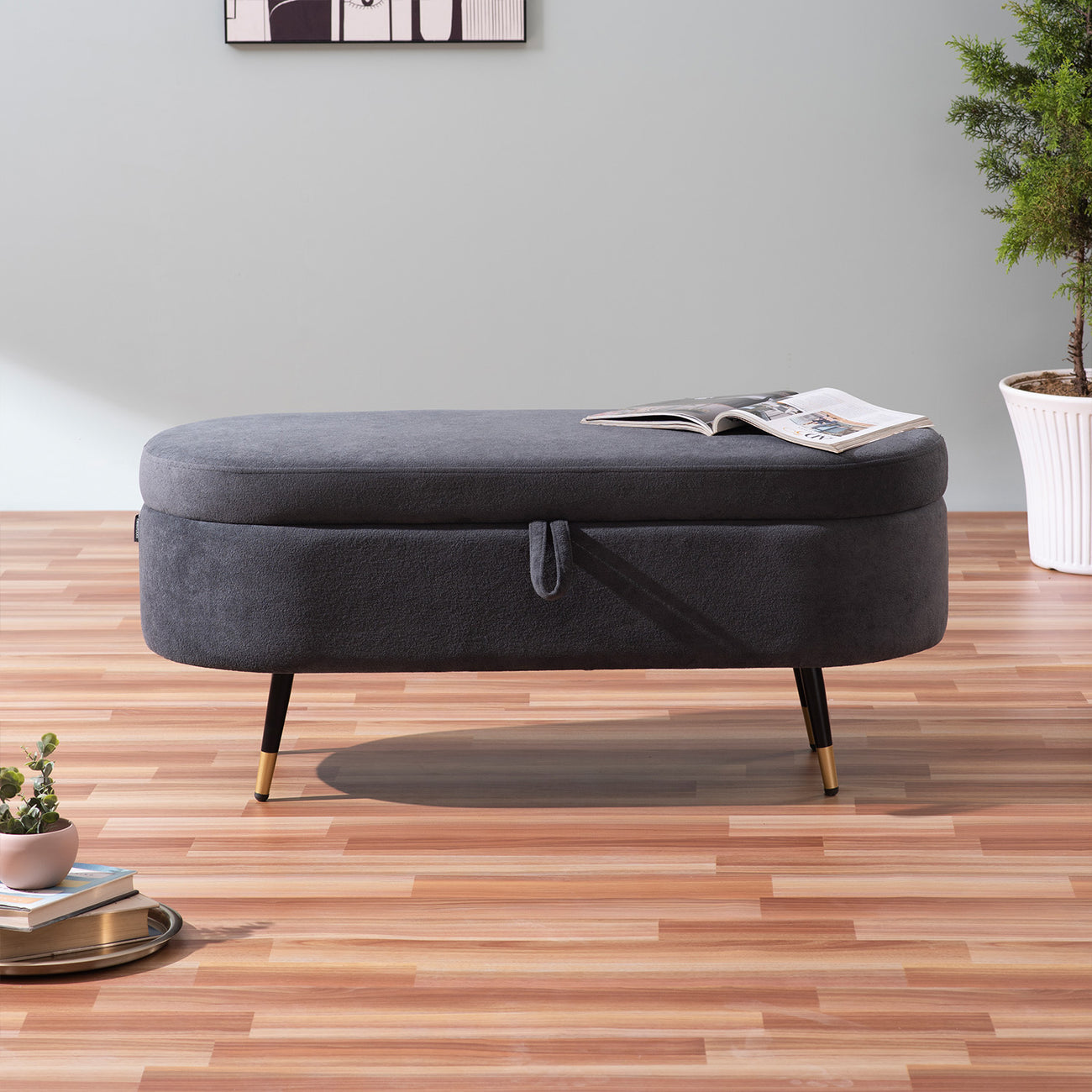 Smoky Daydream Storage Bench