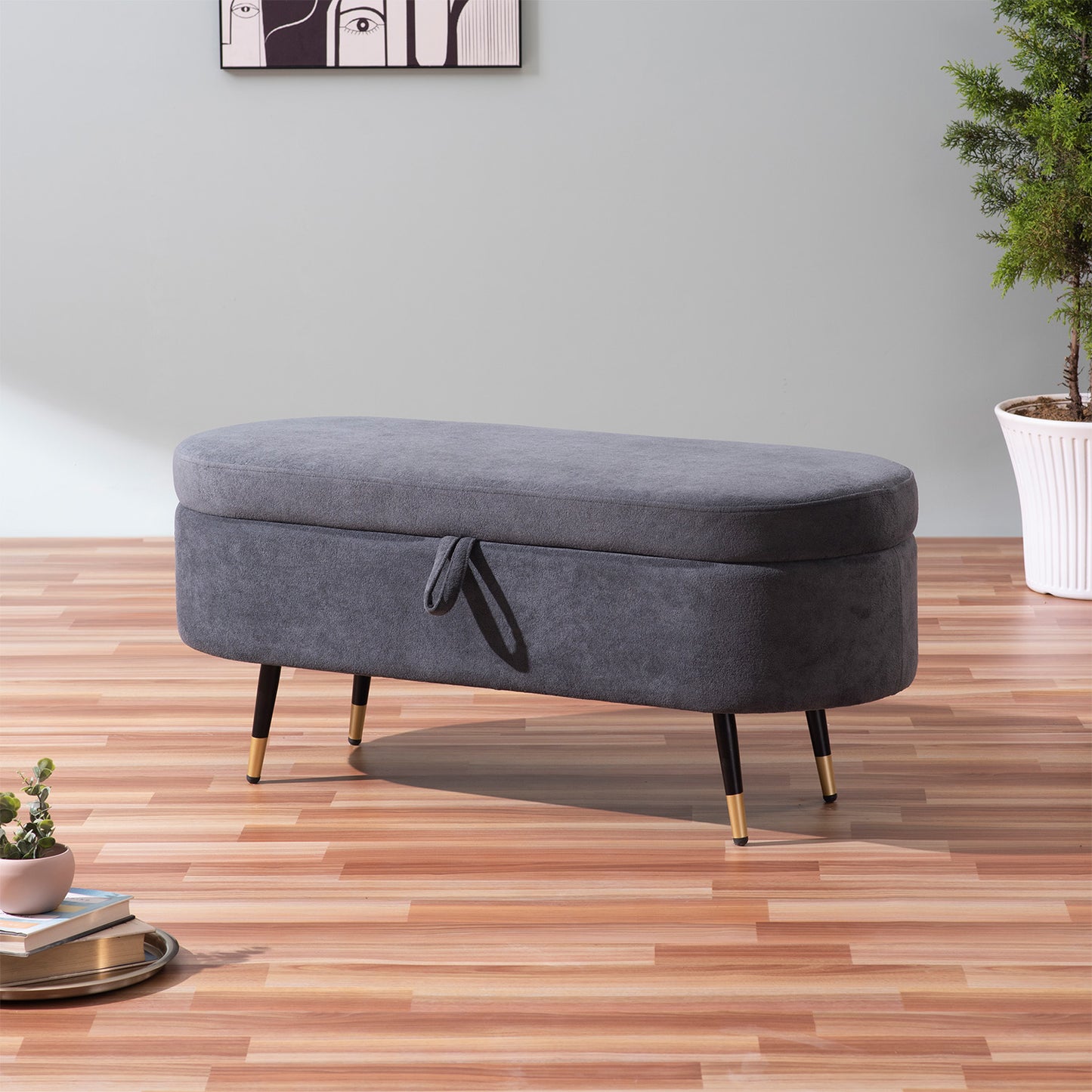 Smoky Daydream Storage Bench