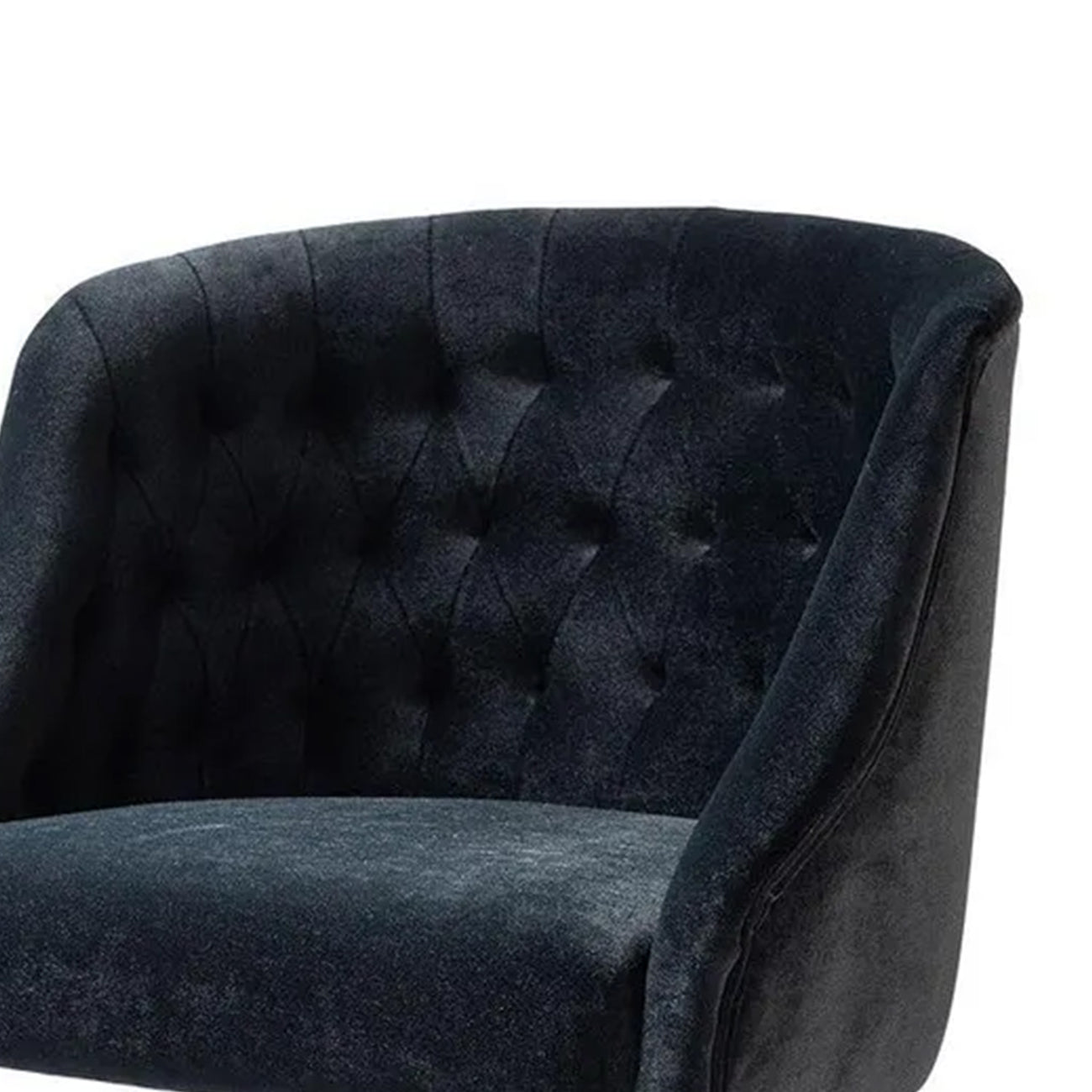 Sophisticated Velvet Office Chair Grey