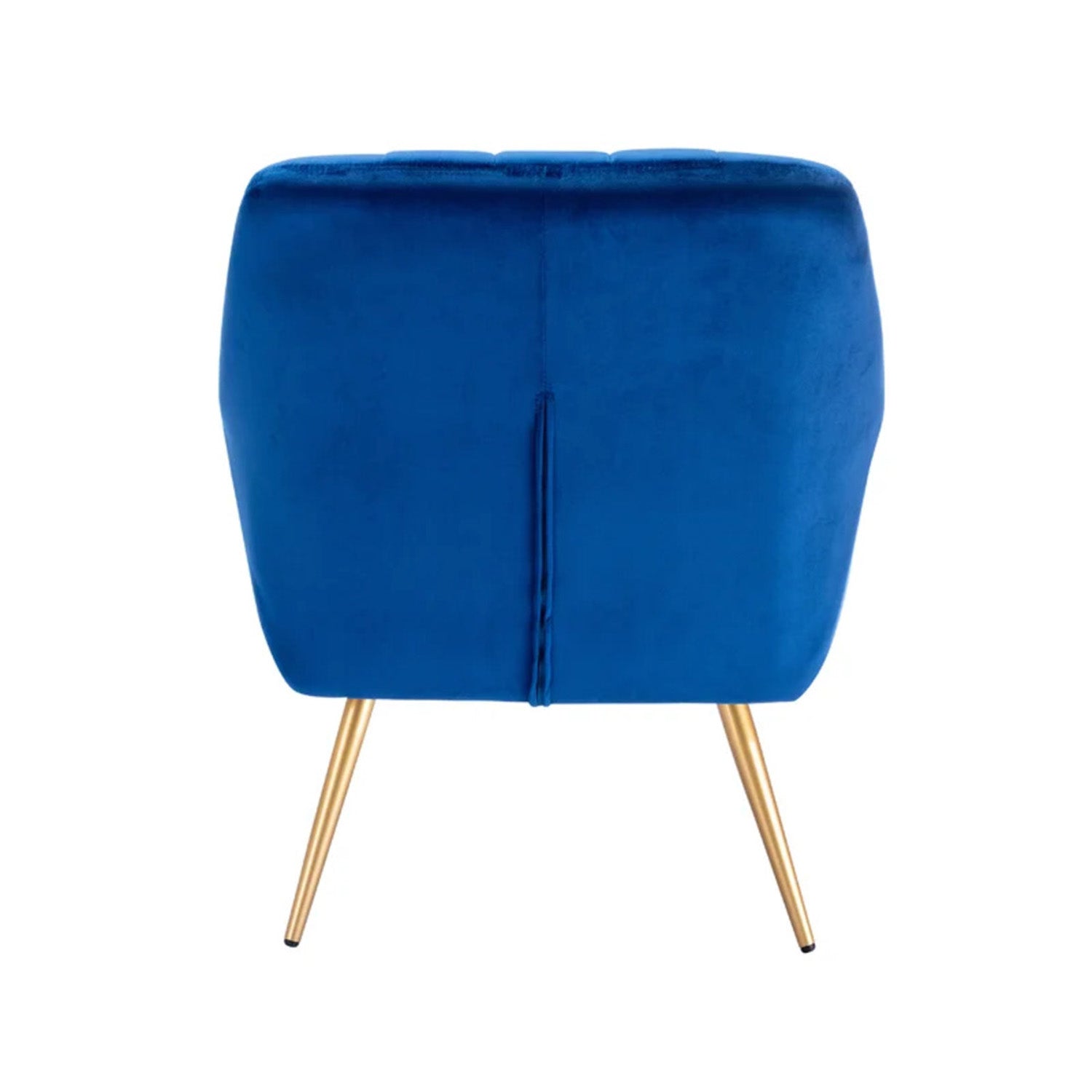 Sumptuous Barrel Velvet Lounge Chair Blue