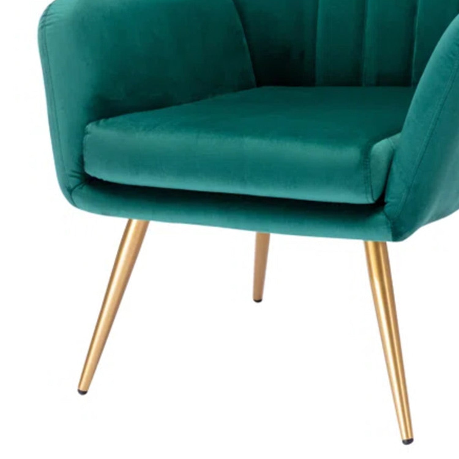 Sumptuous Barrel Velvet Lounge Chair Green