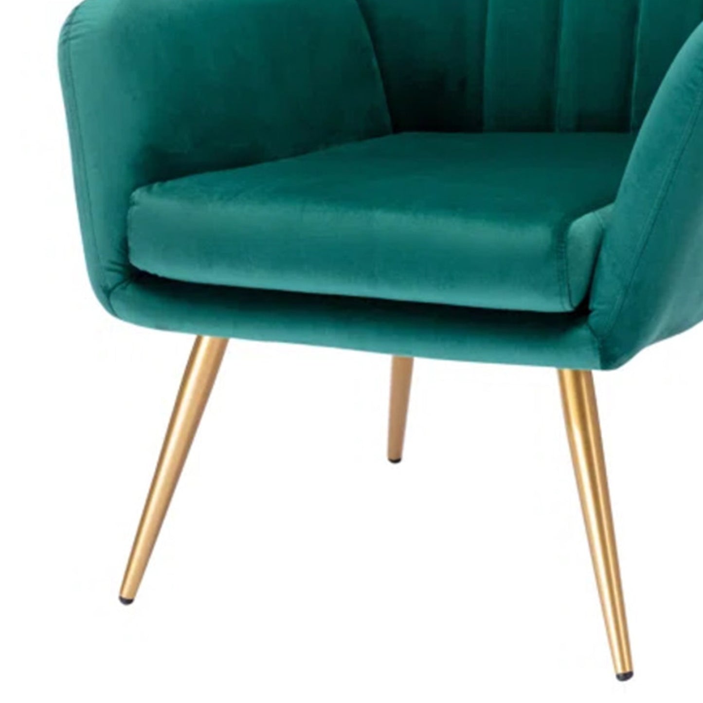 Sumptuous Barrel Velvet Lounge Chair Green