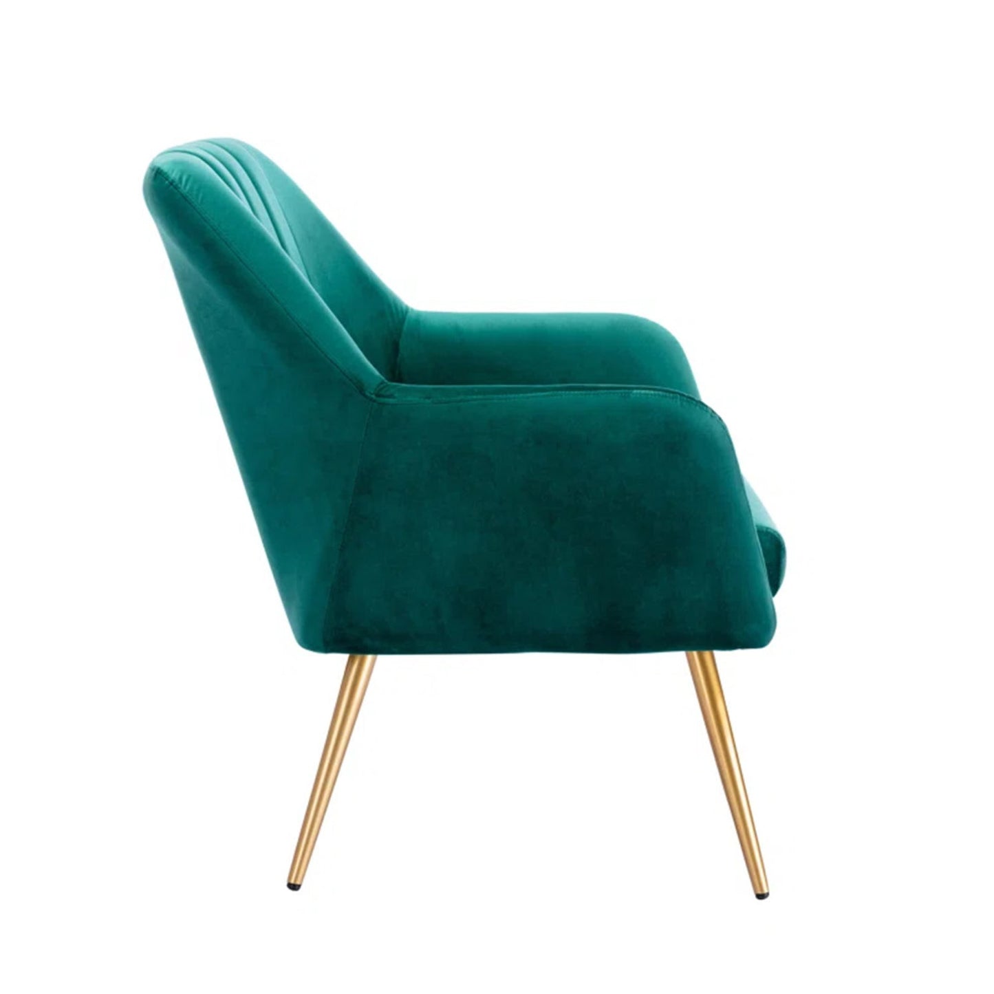 Sumptuous Barrel Velvet Lounge Chair Green