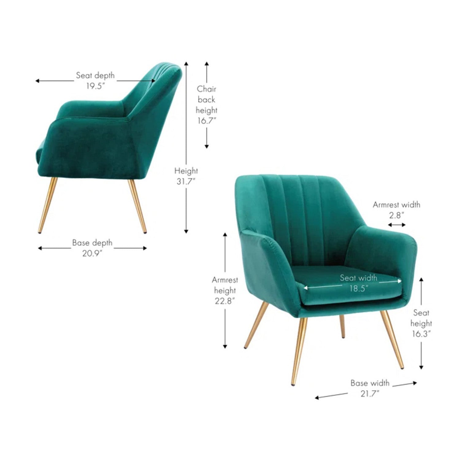 Sumptuous Barrel Velvet Lounge Chair Green