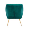 Sumptuous Barrel Velvet Lounge Chair Green