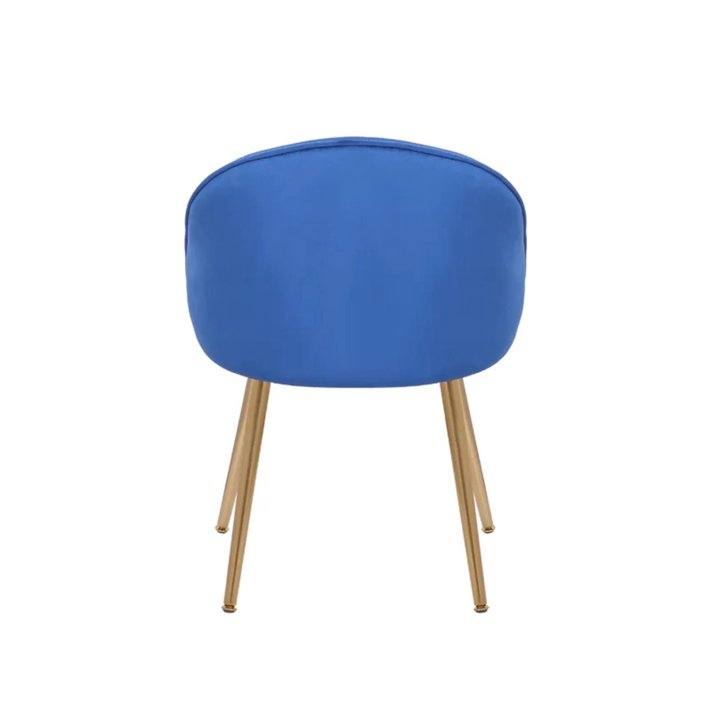 Sleek Velvet Dining Chair Blue