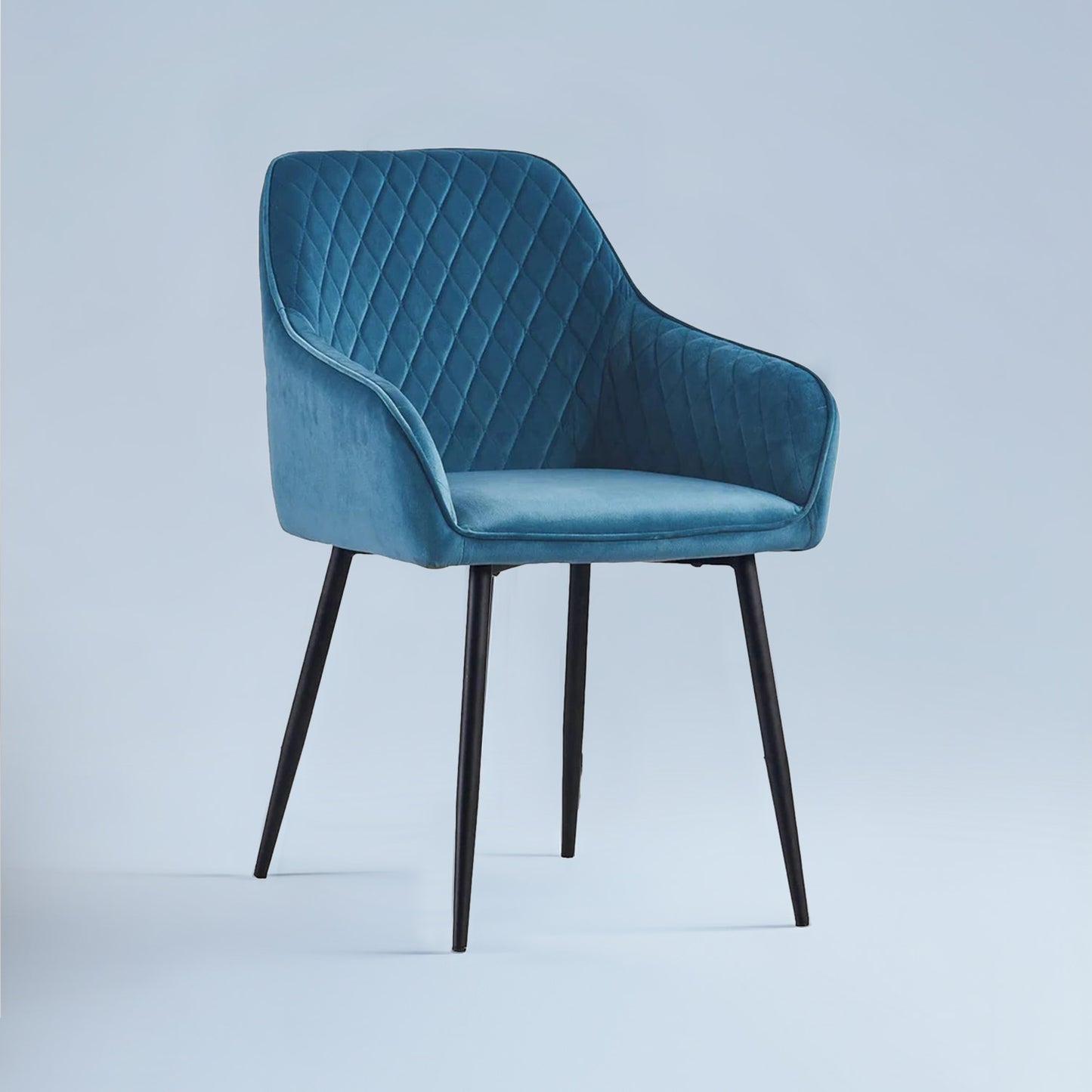 Opulent Velvet Dining Chair Blue