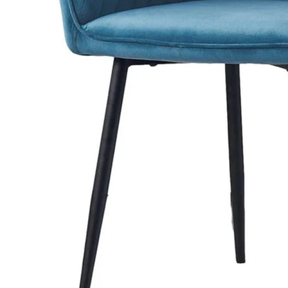 Opulent Velvet Dining Chair Blue