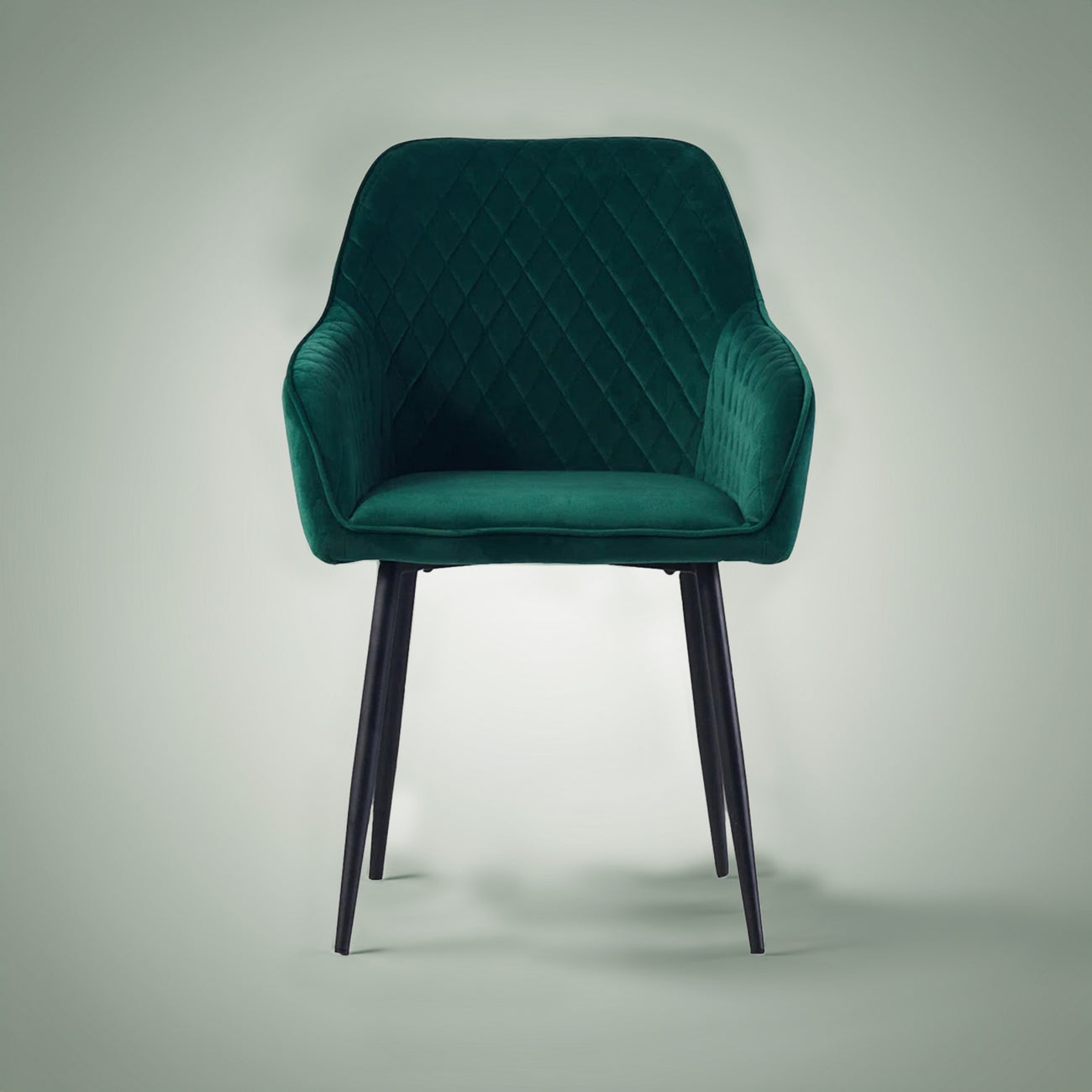 Opulent Velvet Dining Chair Green