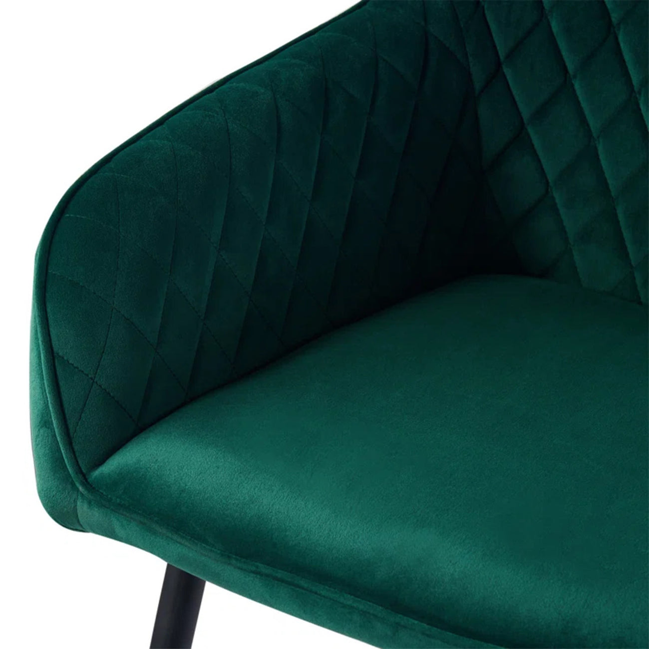 Opulent Velvet Dining Chair Green