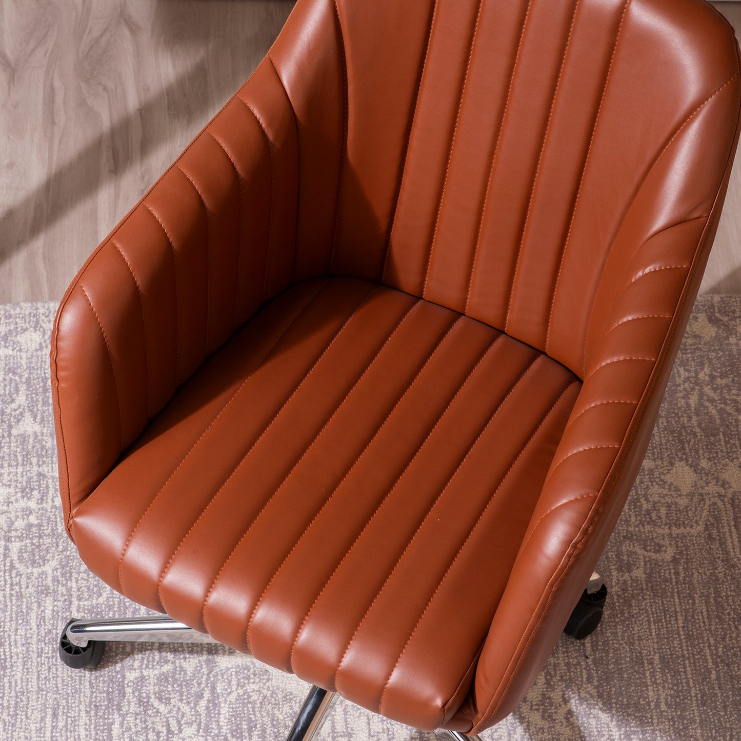 Regency Style Home Office Chair Brown