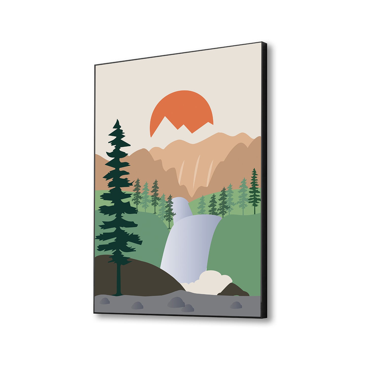 Whispering Pines Canvas Wall Painting