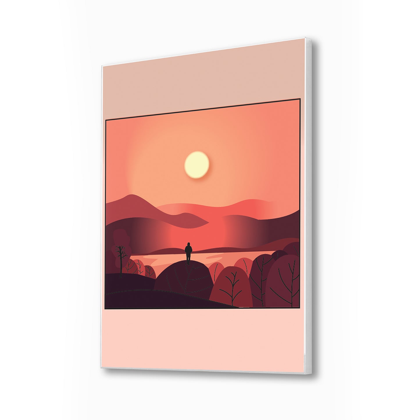 Tranquil Sunset Canvas Wall Art Painting