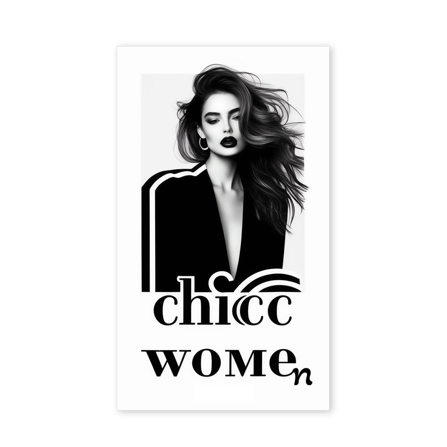 Chic Women: Sophisticated Wall Art Stretch Canvas Painting