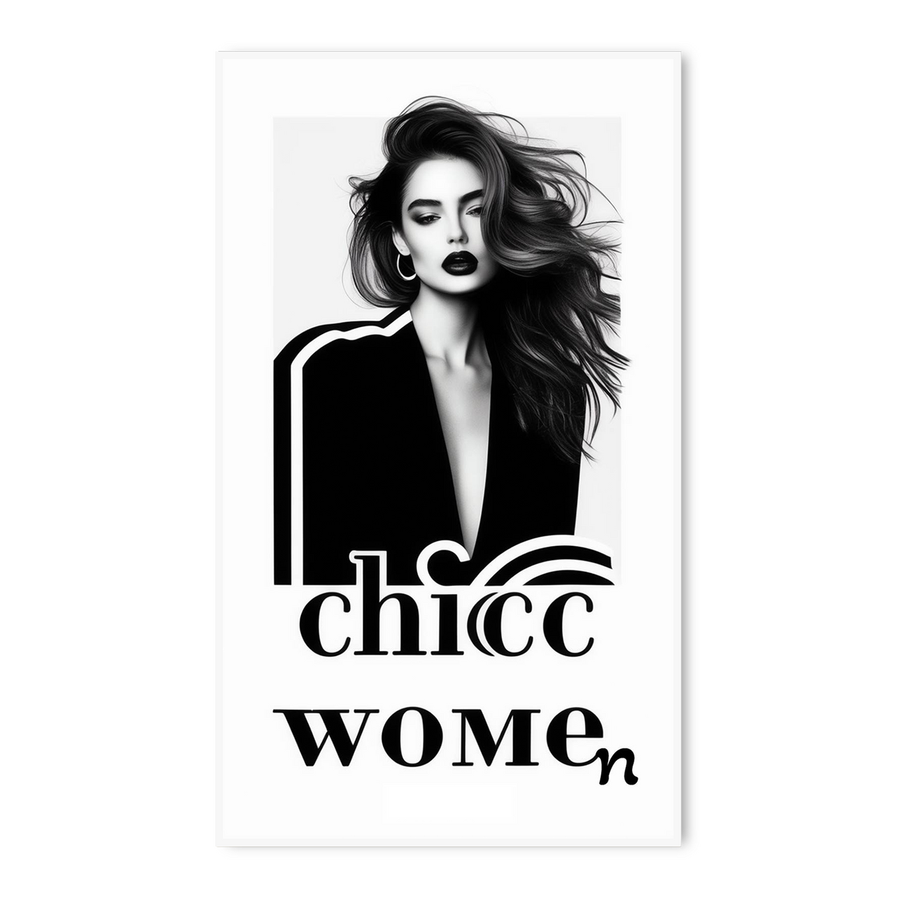 Chic Women: Sophisticated Wall Art Stretch Canvas Painting