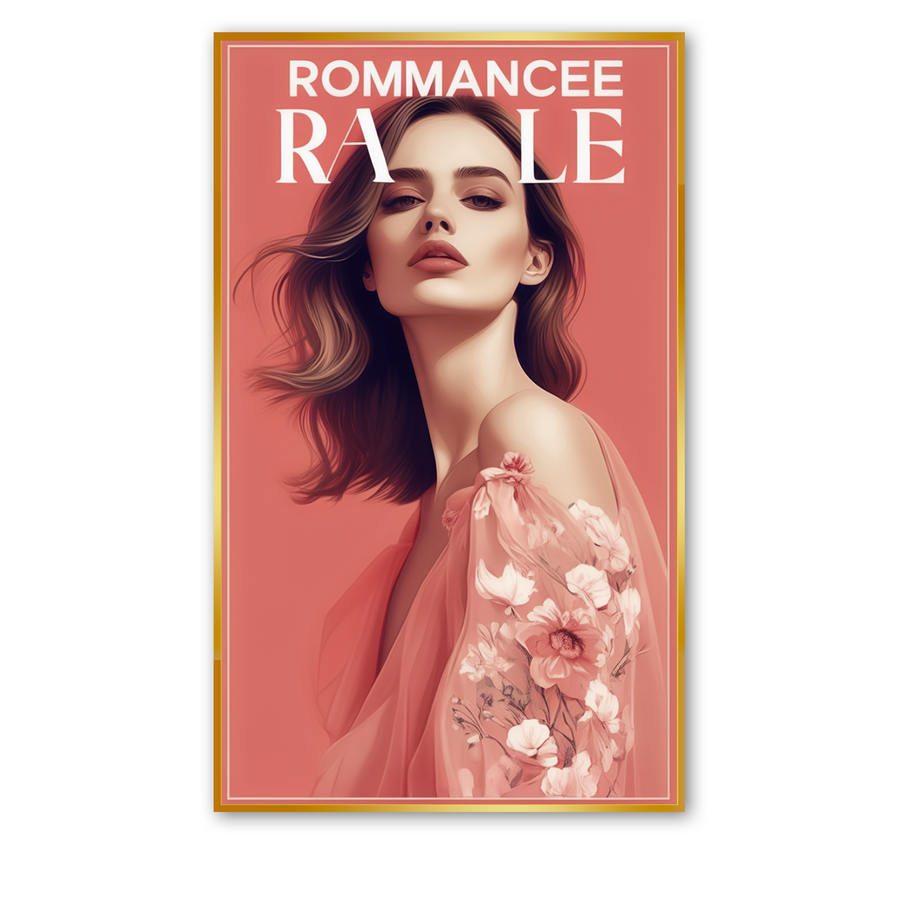 Romancee Rale: Captivating Love Art Canvas Wall Painting