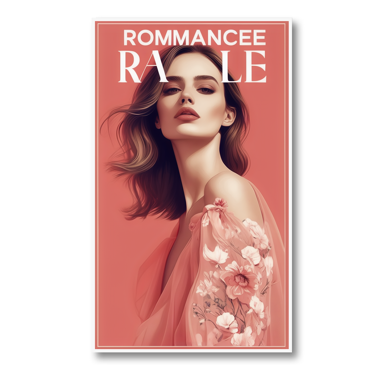 Romancee Rale: Captivating Love Art Canvas Wall Painting