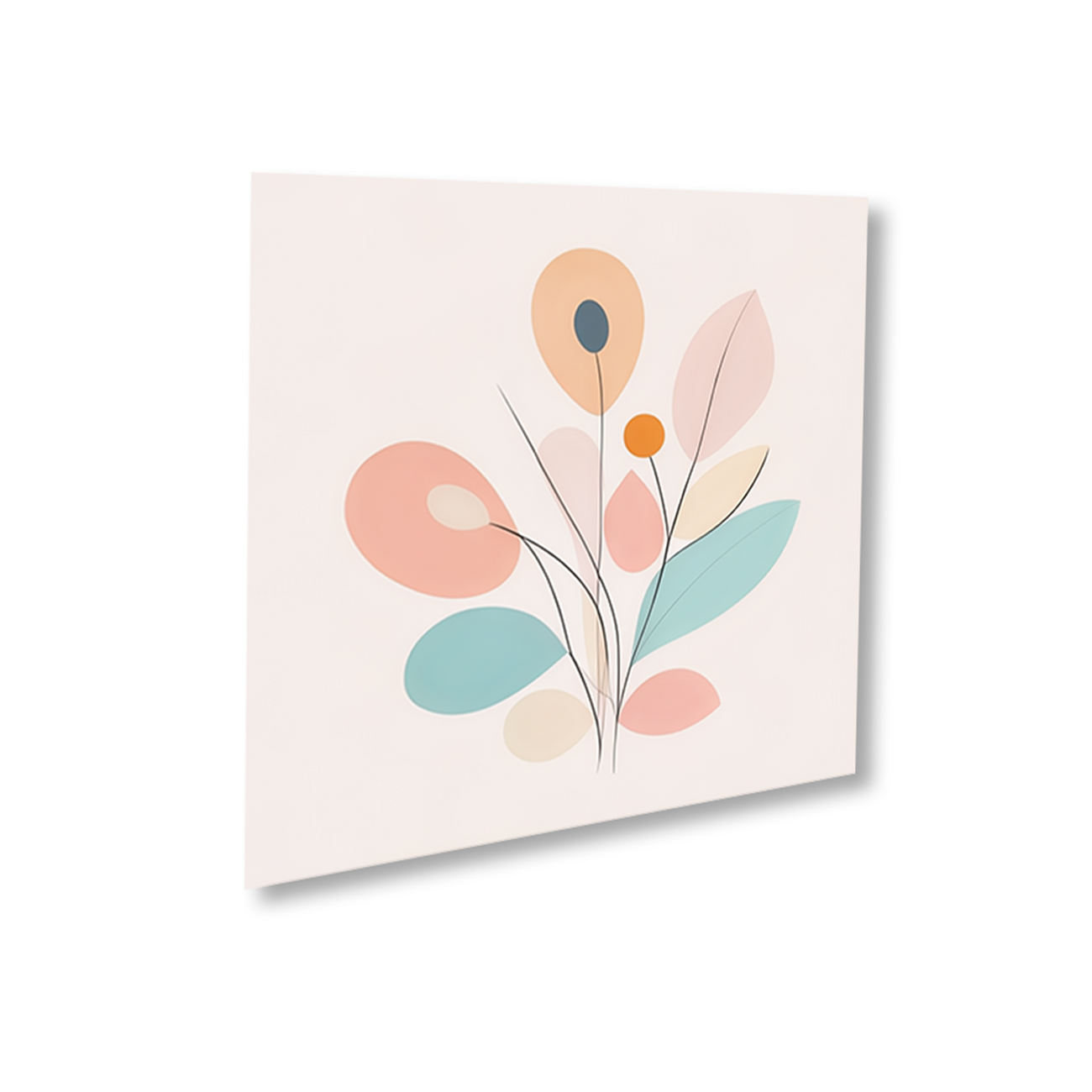 Sophisticated Floral Art Quartet Canvas Wall Painting Set of 4