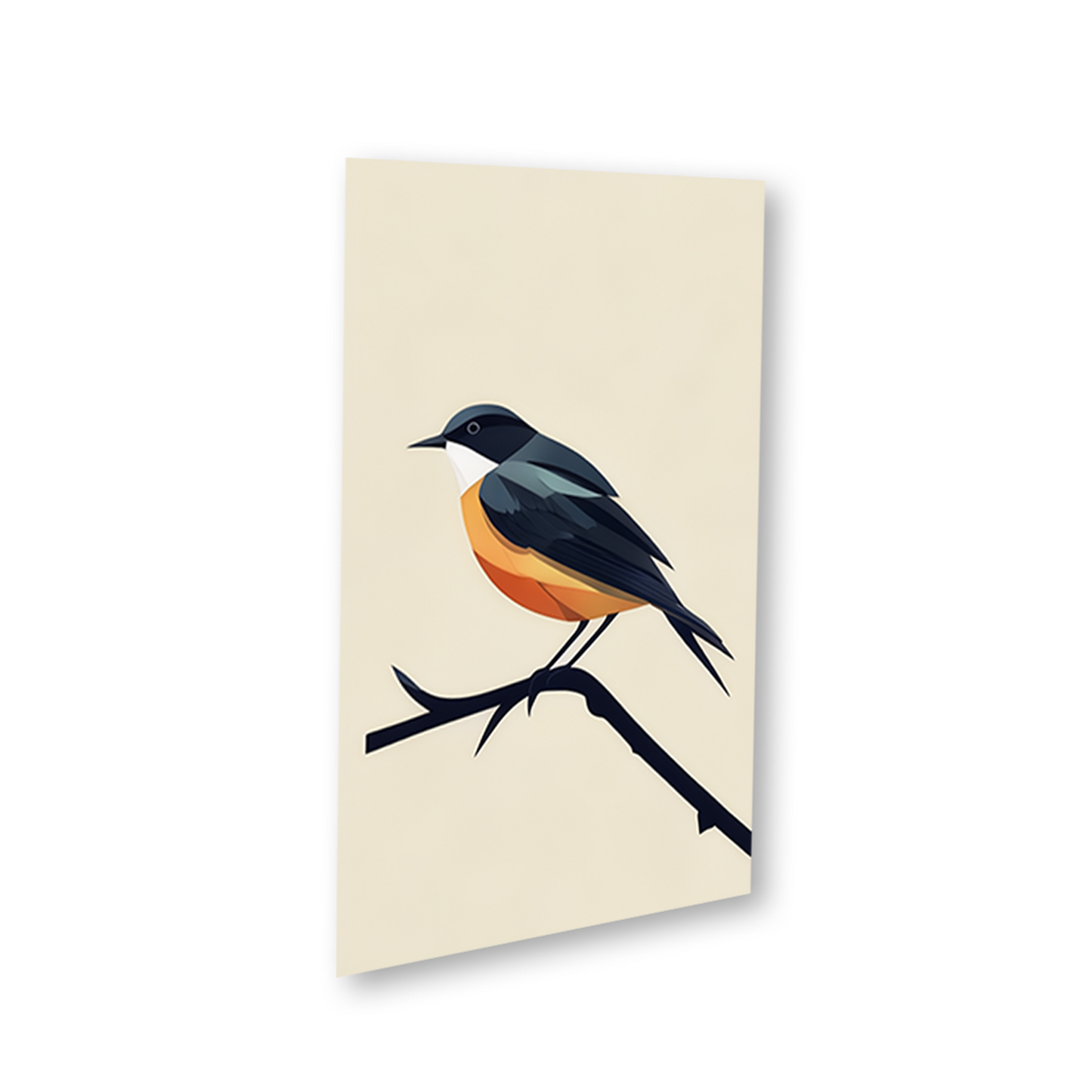 Serene Bird Wall Art Collection Set of 4 Canvas Wall Painting