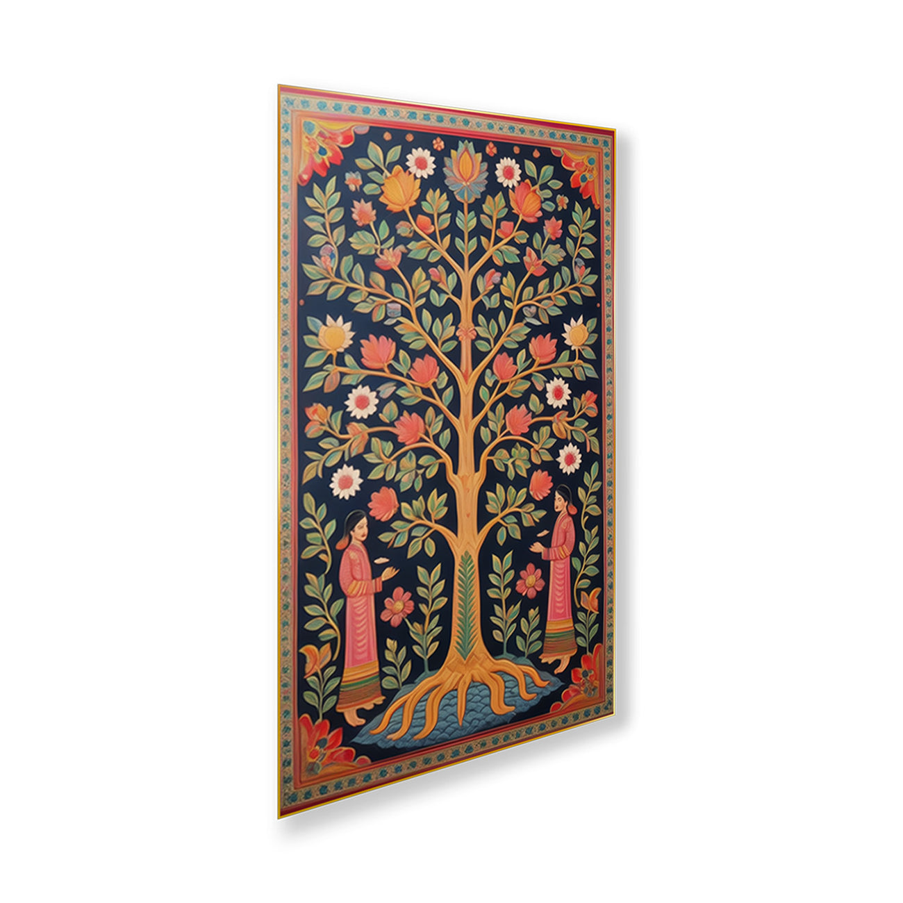 Tree of Life Canvas Tapestries Set of 2 Printed Wall Painting