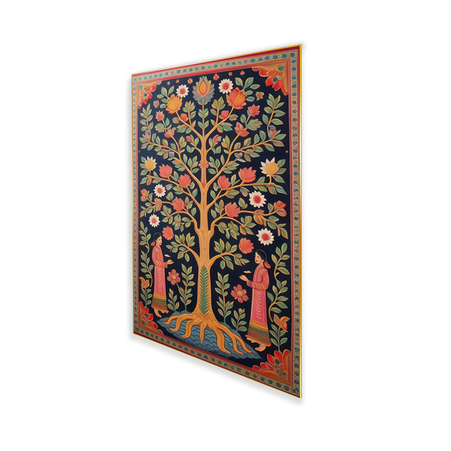 Tree of Life Canvas Tapestries Set of 2 Printed Wall Painting