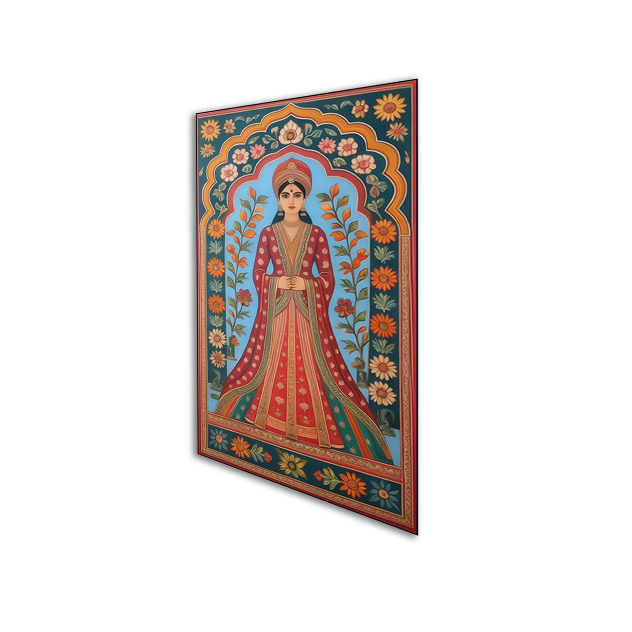 Elegant Indian Woman Canvas Series Set of 3 Printed Wall Painting