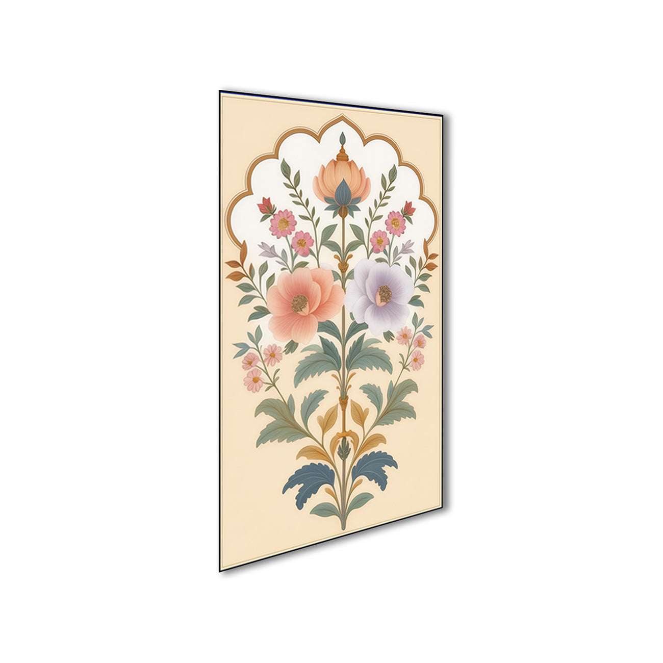 Elegant Floral Canvas Art Collection Set of 4 Printed Wall Painting