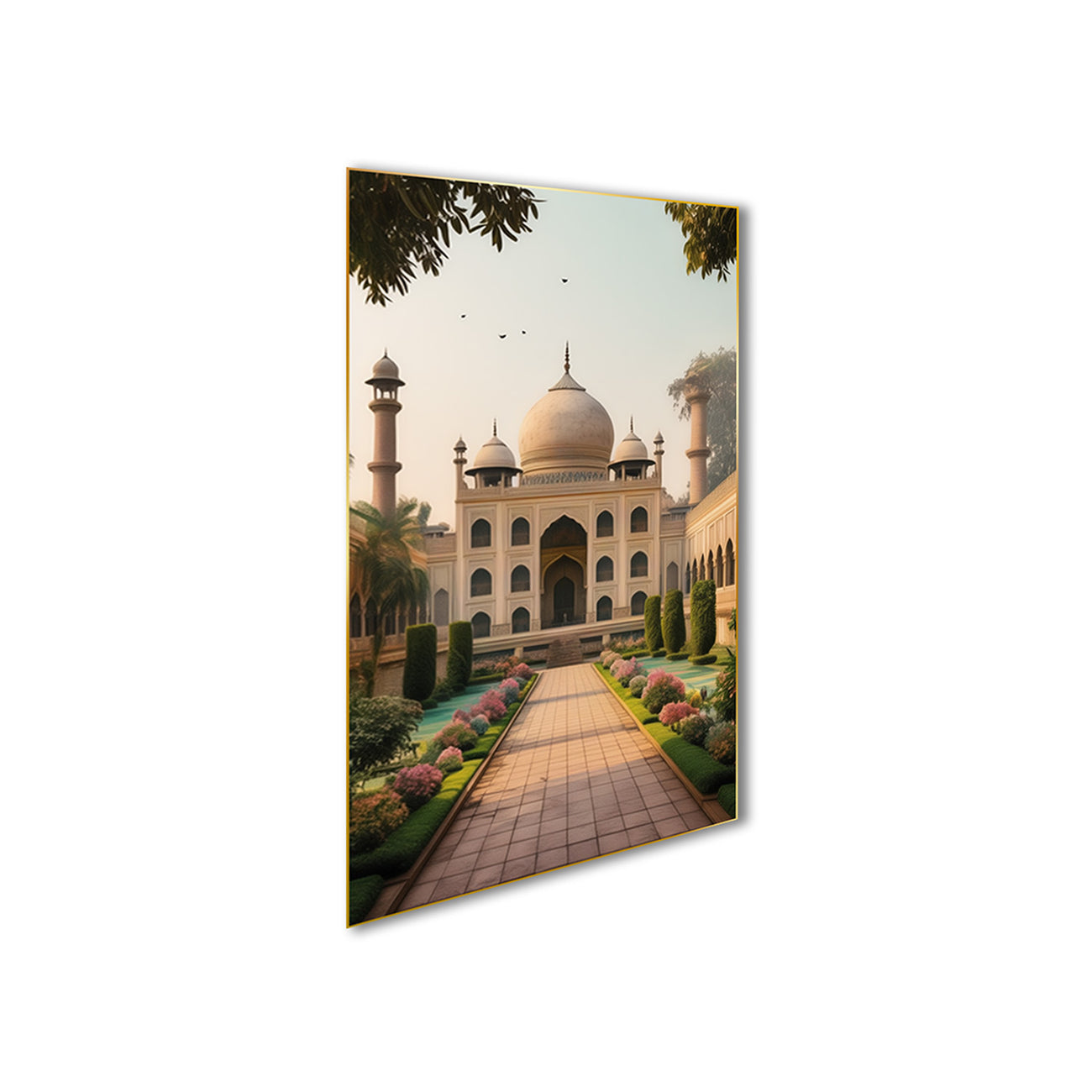 Iconic Taj Mahal Canvas Series Set of 3 Printed Wall Painting