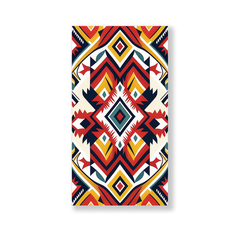 Vibrant Tribal Pattern Canvas Set of 3 Printed Wall Painting