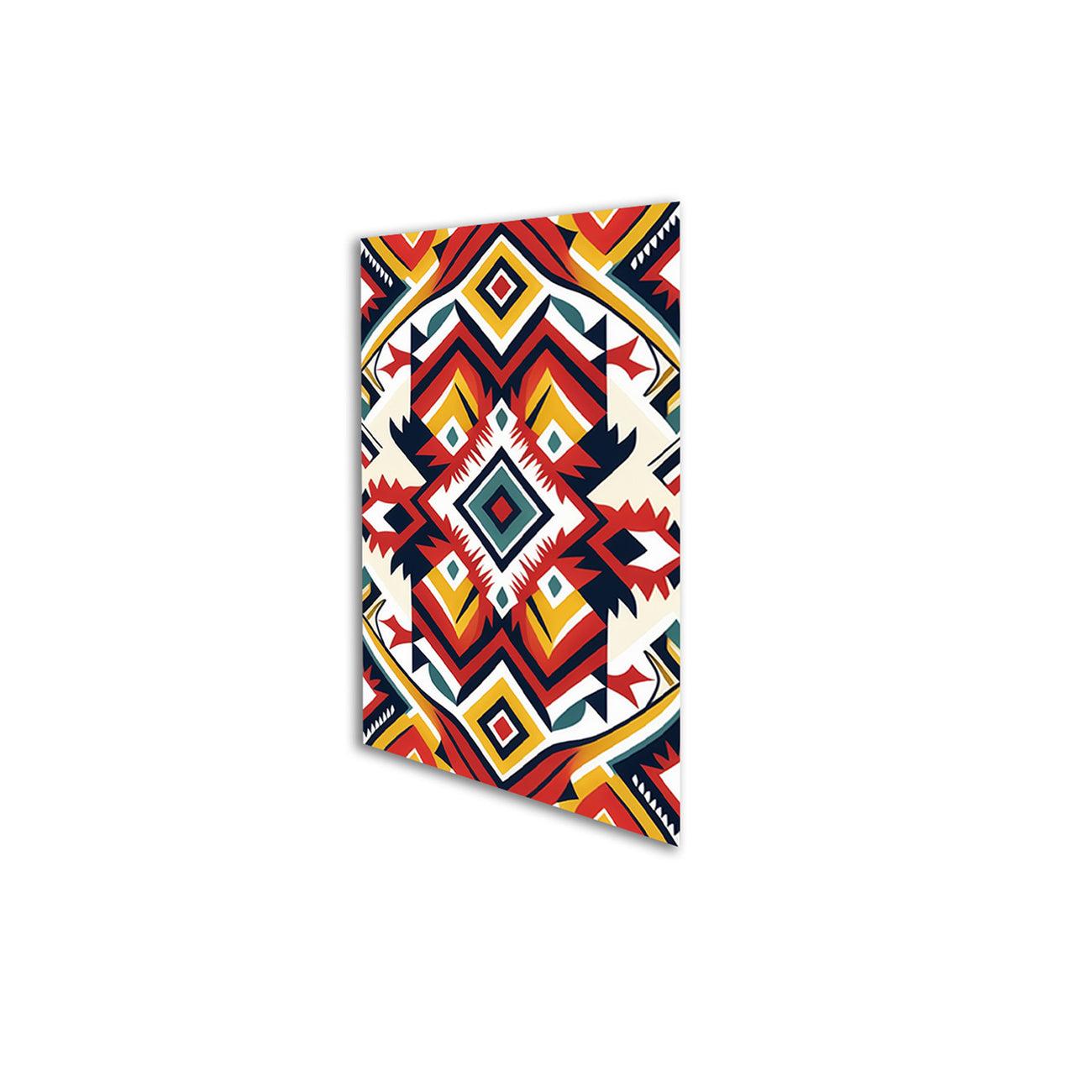 Vibrant Tribal Pattern Canvas Set of 3 Printed Wall Painting